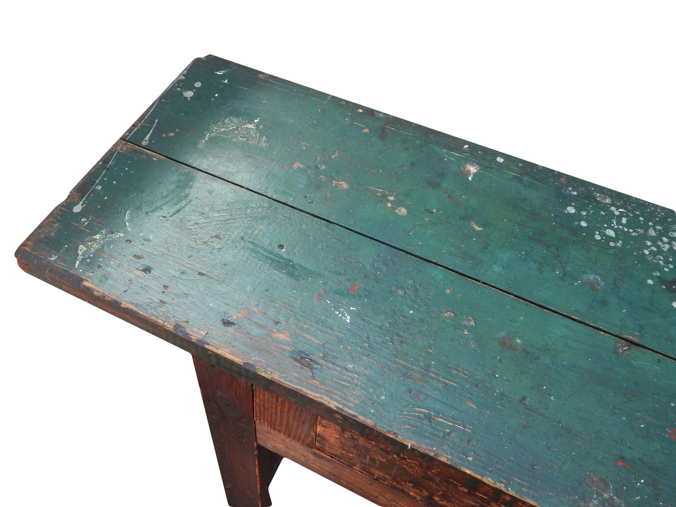 Antique Workbench with Drawers - Image 10