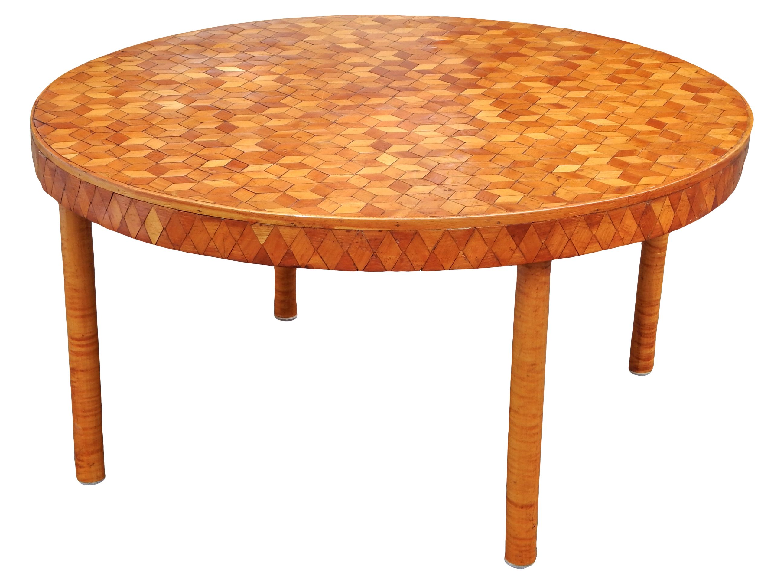 Mid Century Marquetry table - Image 3