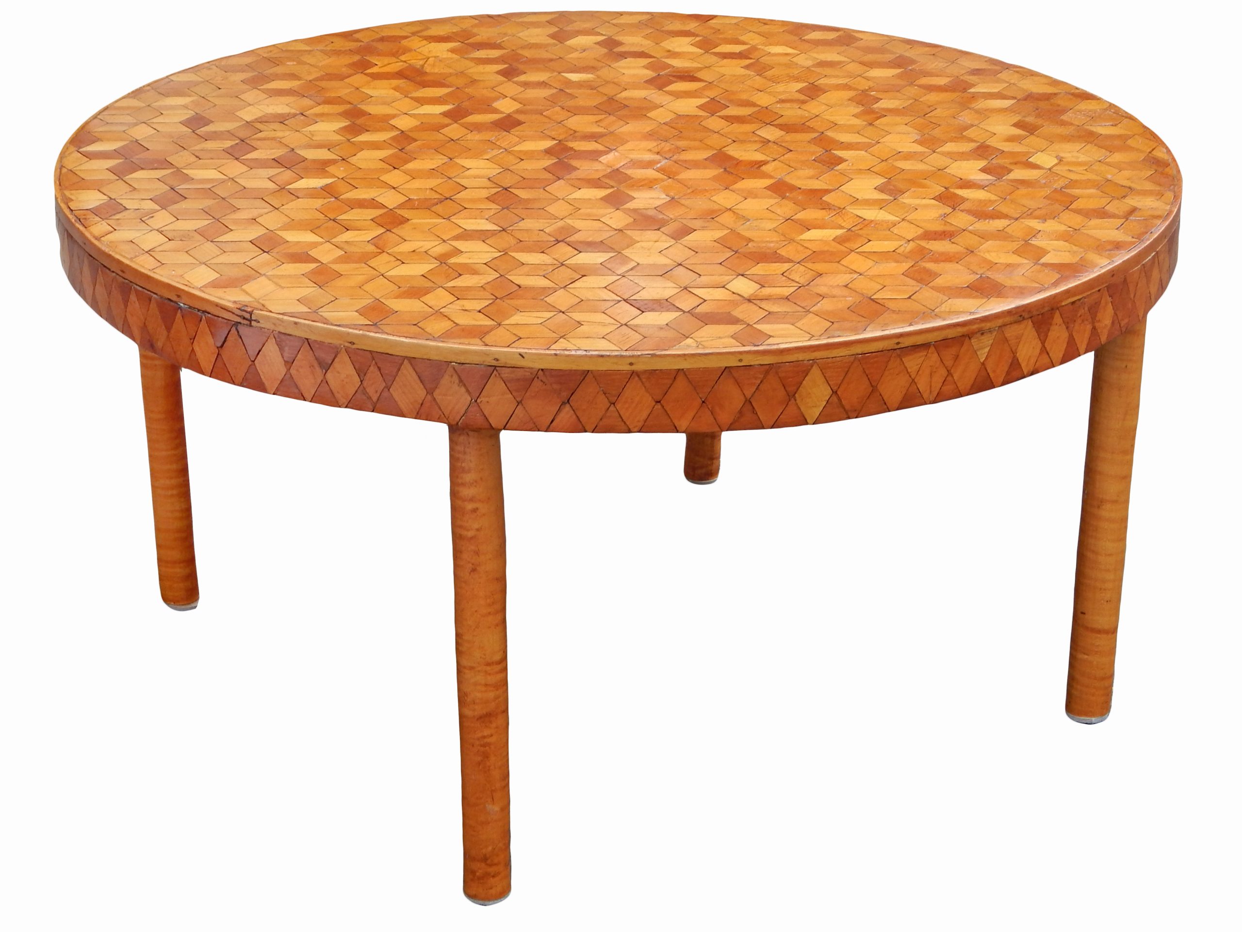 Mid Century Marquetry table - Image 5