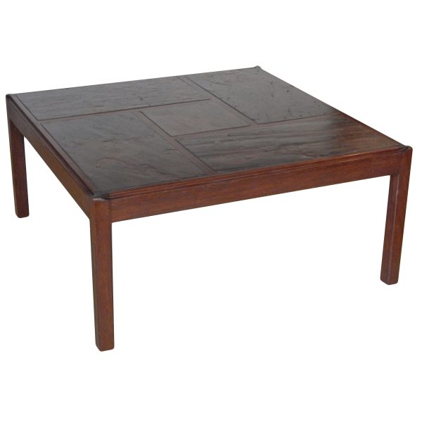 Svend Langkilde Mahogany & Slate Coffee Table