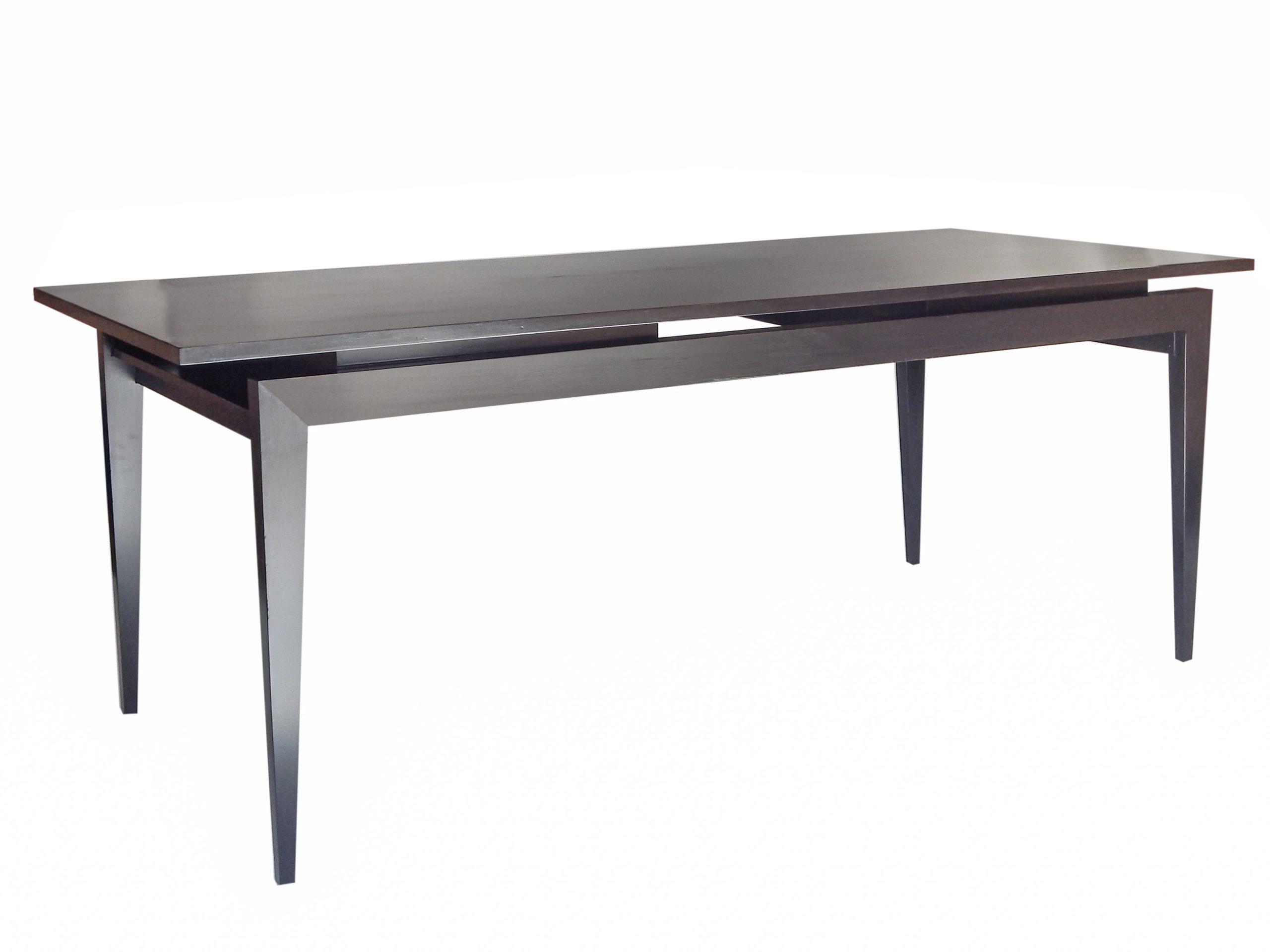 Modern Floating Top Dining Table - Image 3