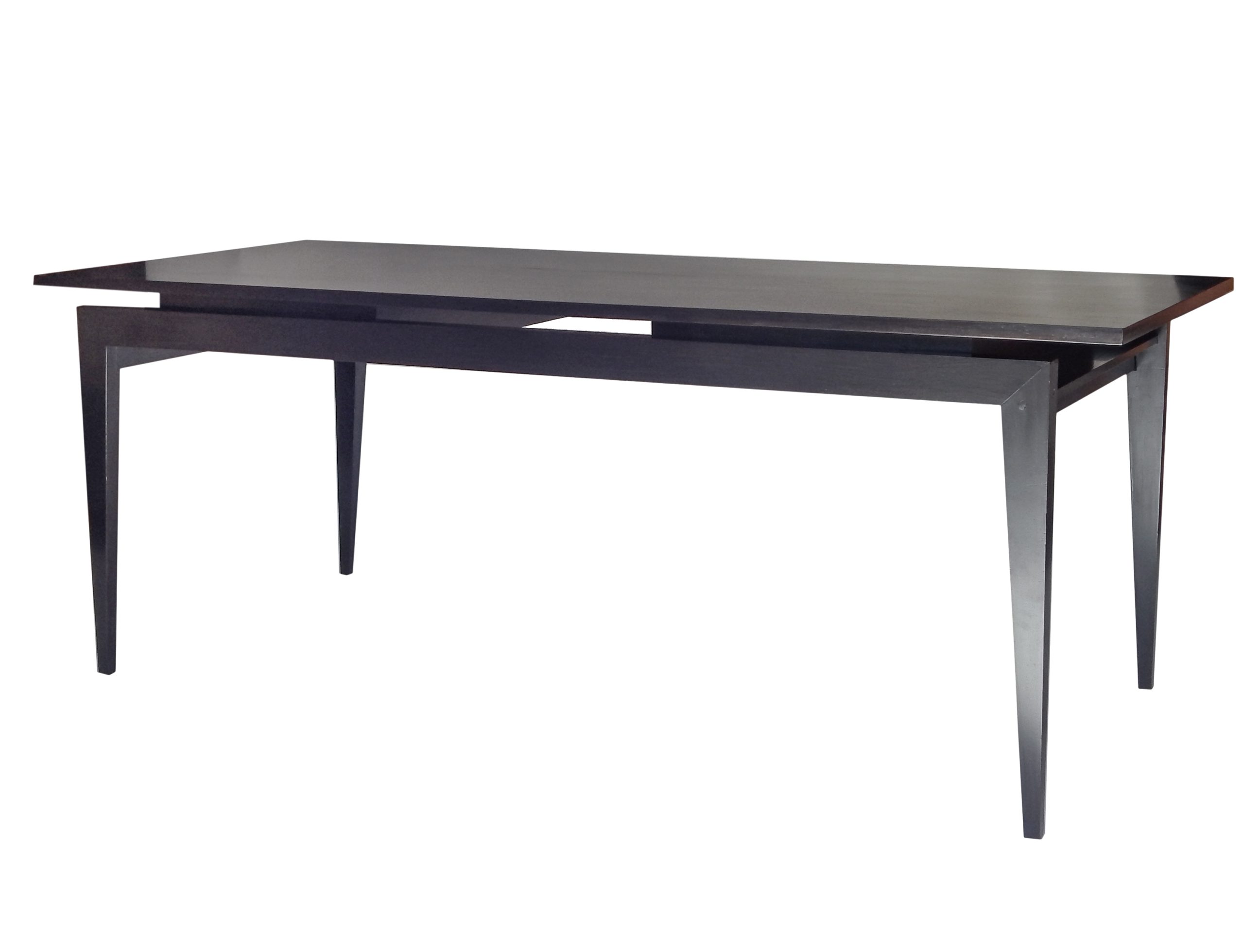 Modern Floating Top Dining Table - Image 4