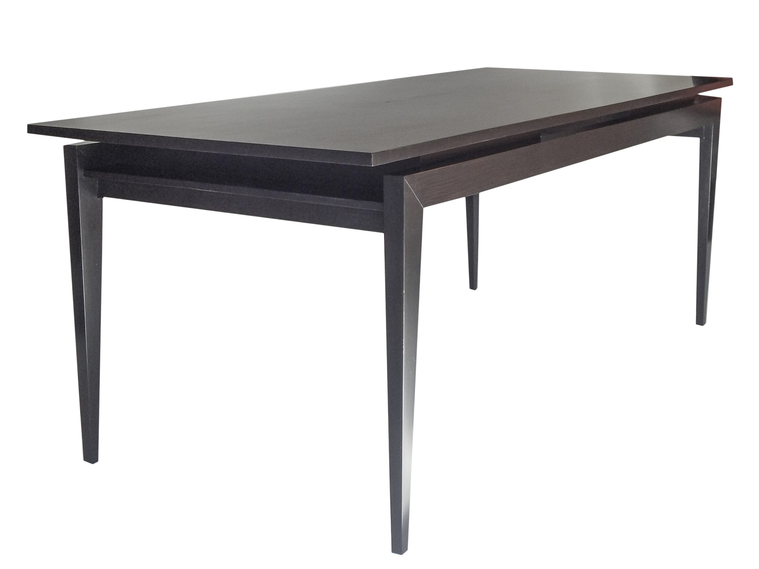 Modern Floating Top Dining Table - Image 7