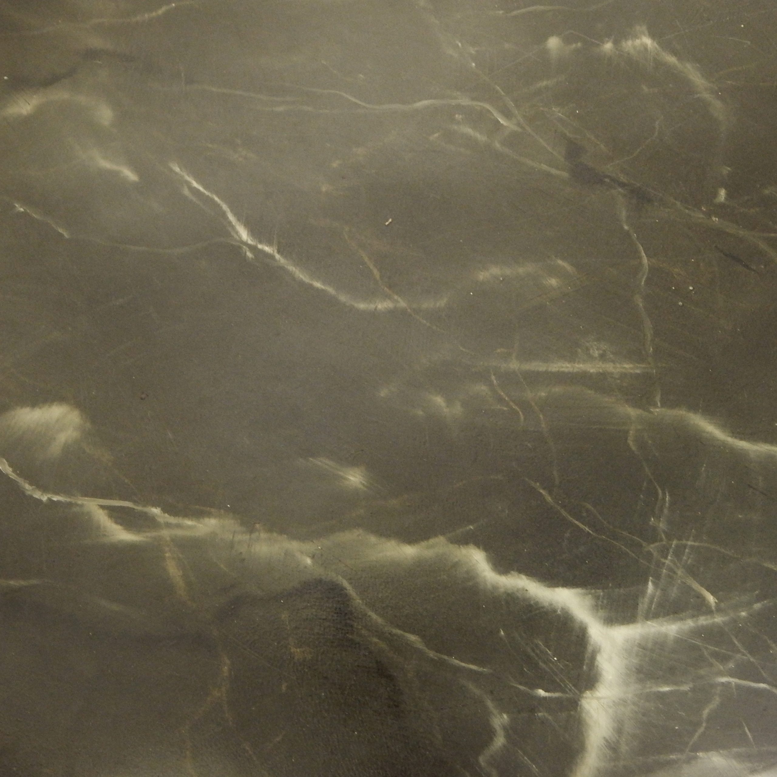 Iron Pedetal Table with Faux Marble Top - Image 10