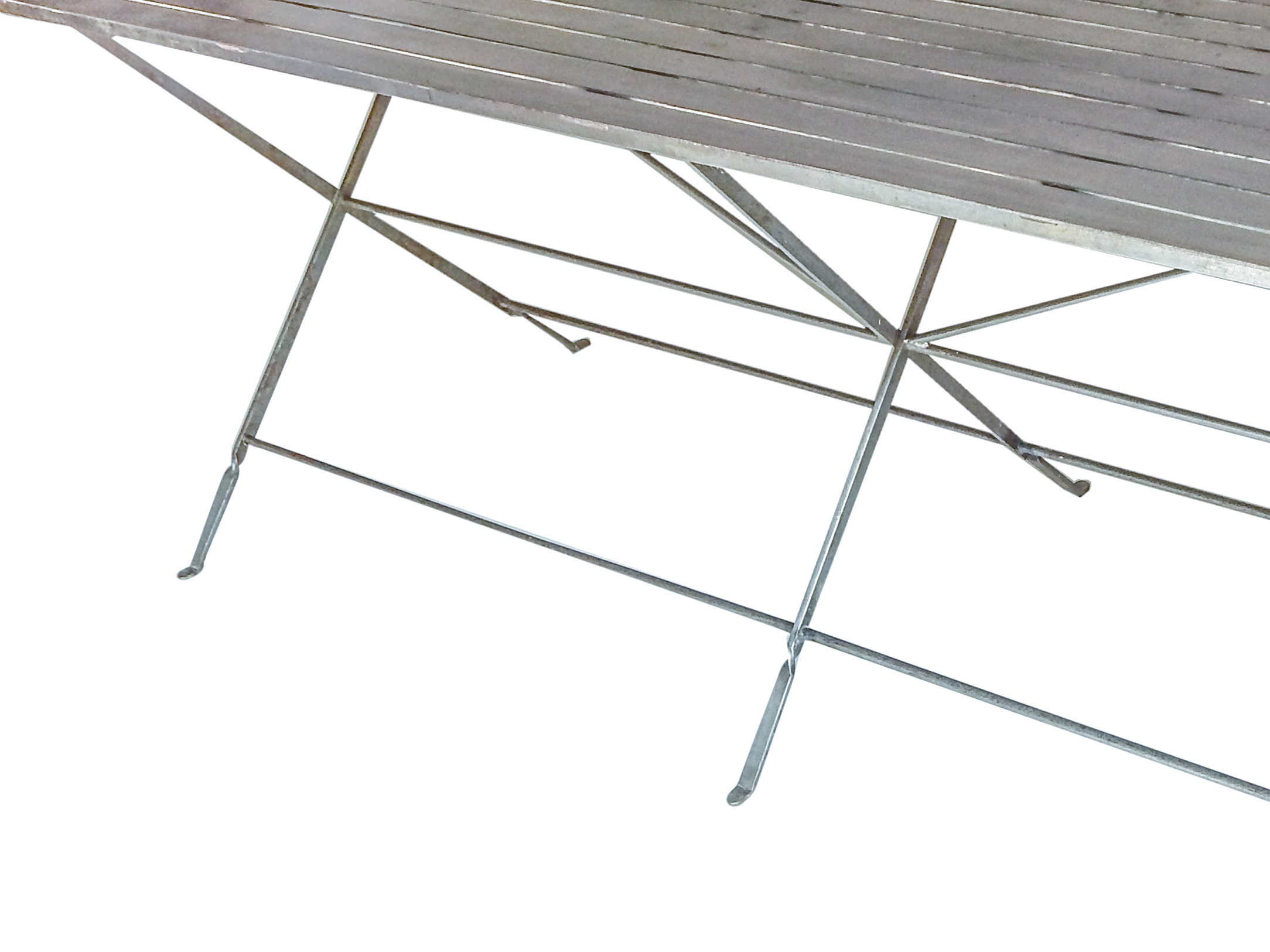 Great Slatted Steel Table - Image 7