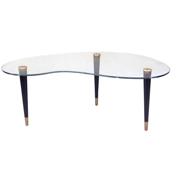 MId-Century Glass Coffee Table