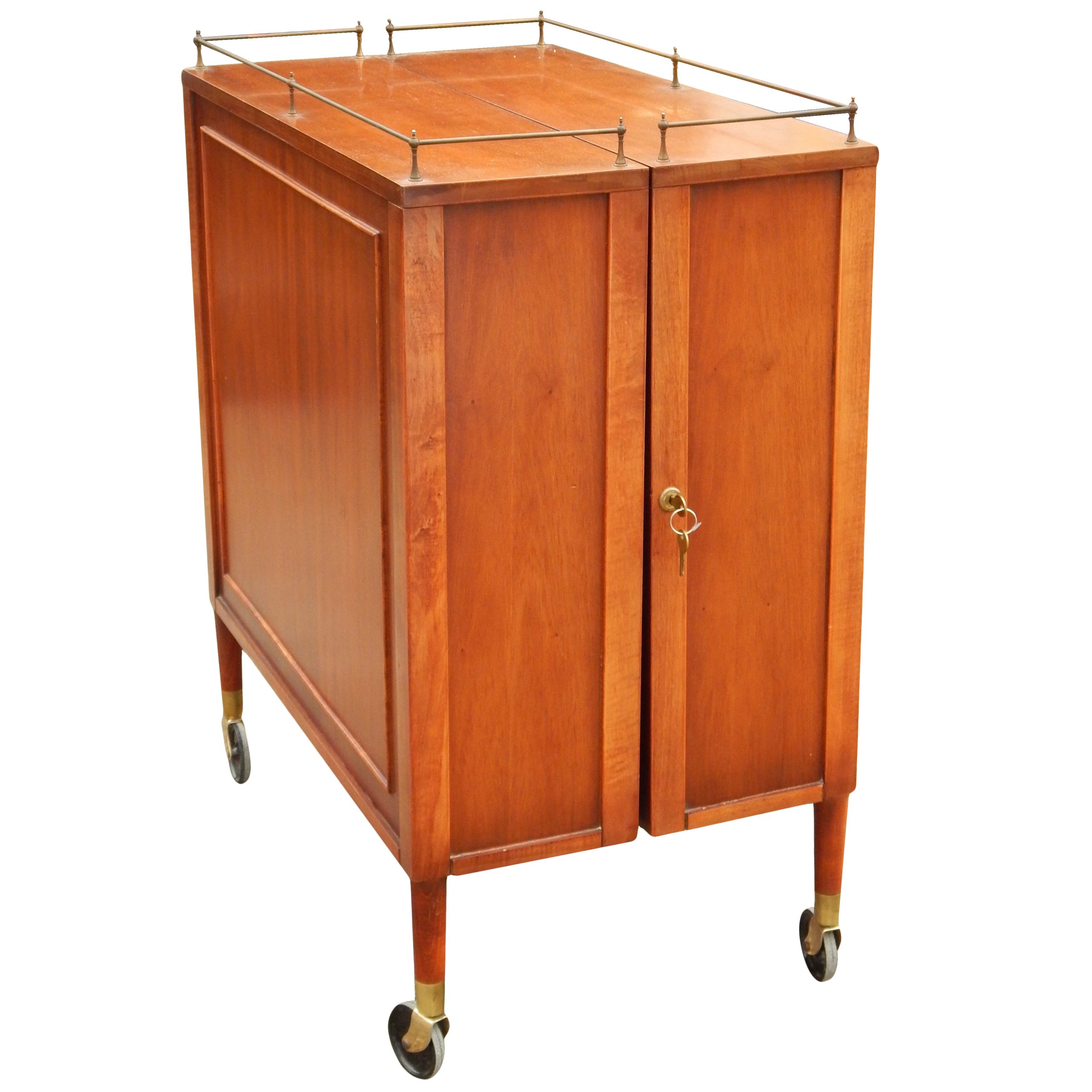 Henry Glass Bar Cart - Image 3