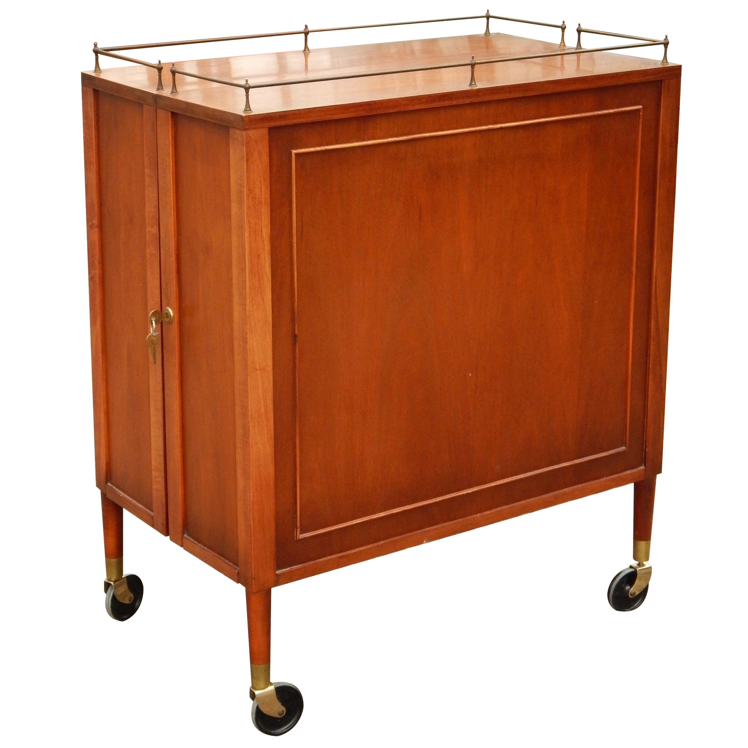 Henry Glass Bar Cart