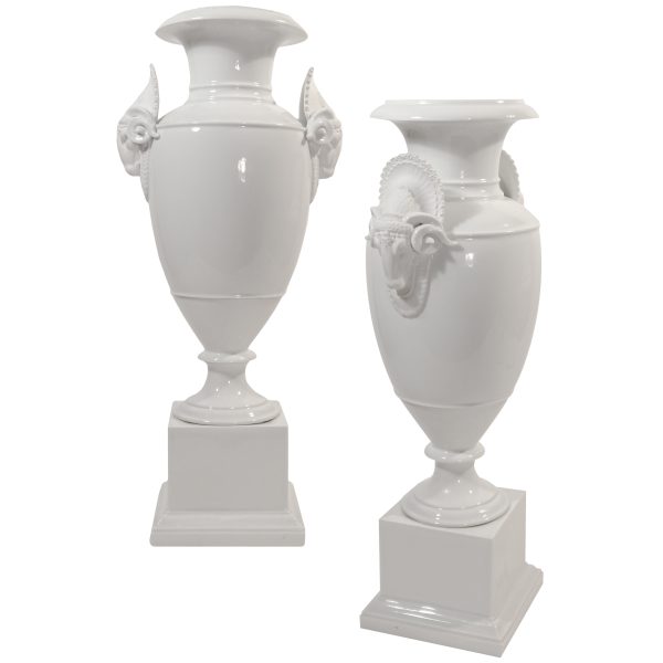 Porcelain and Bisques Urns