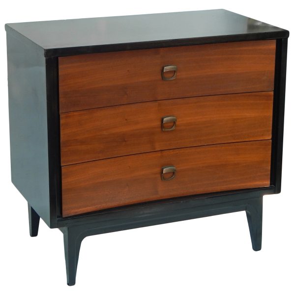 Small Black And Wood Dresser
