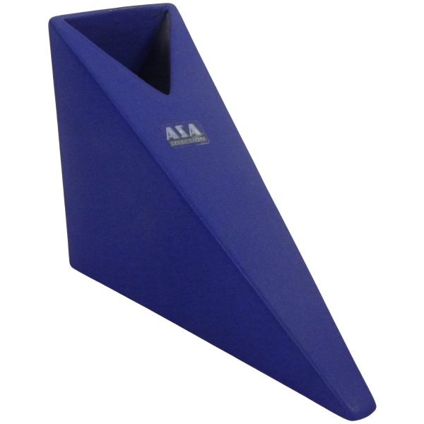 ASA Matt Blue Triangle Vase