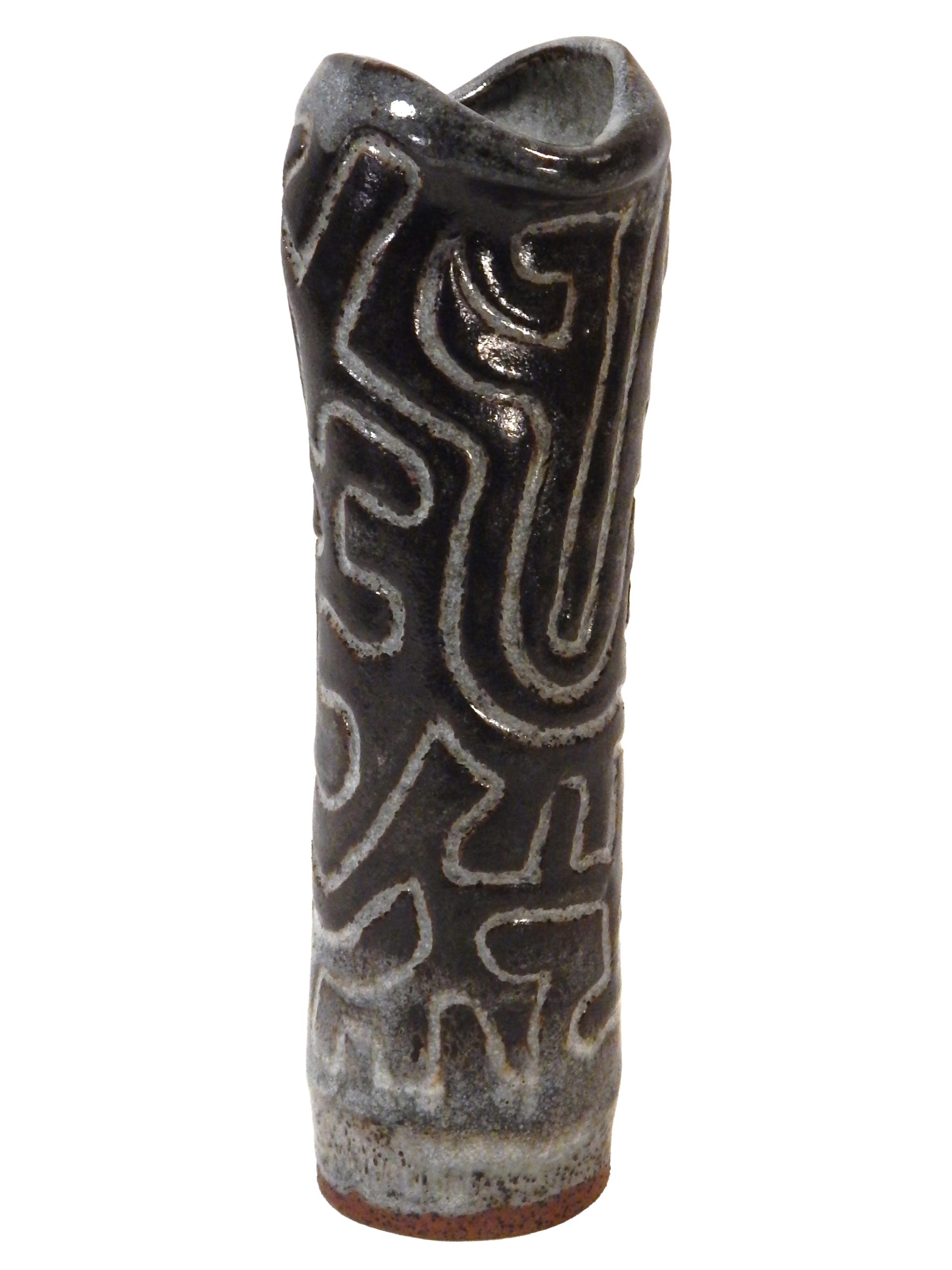 Set of 3 Studio Vases by Sheldon Carey - Image 12