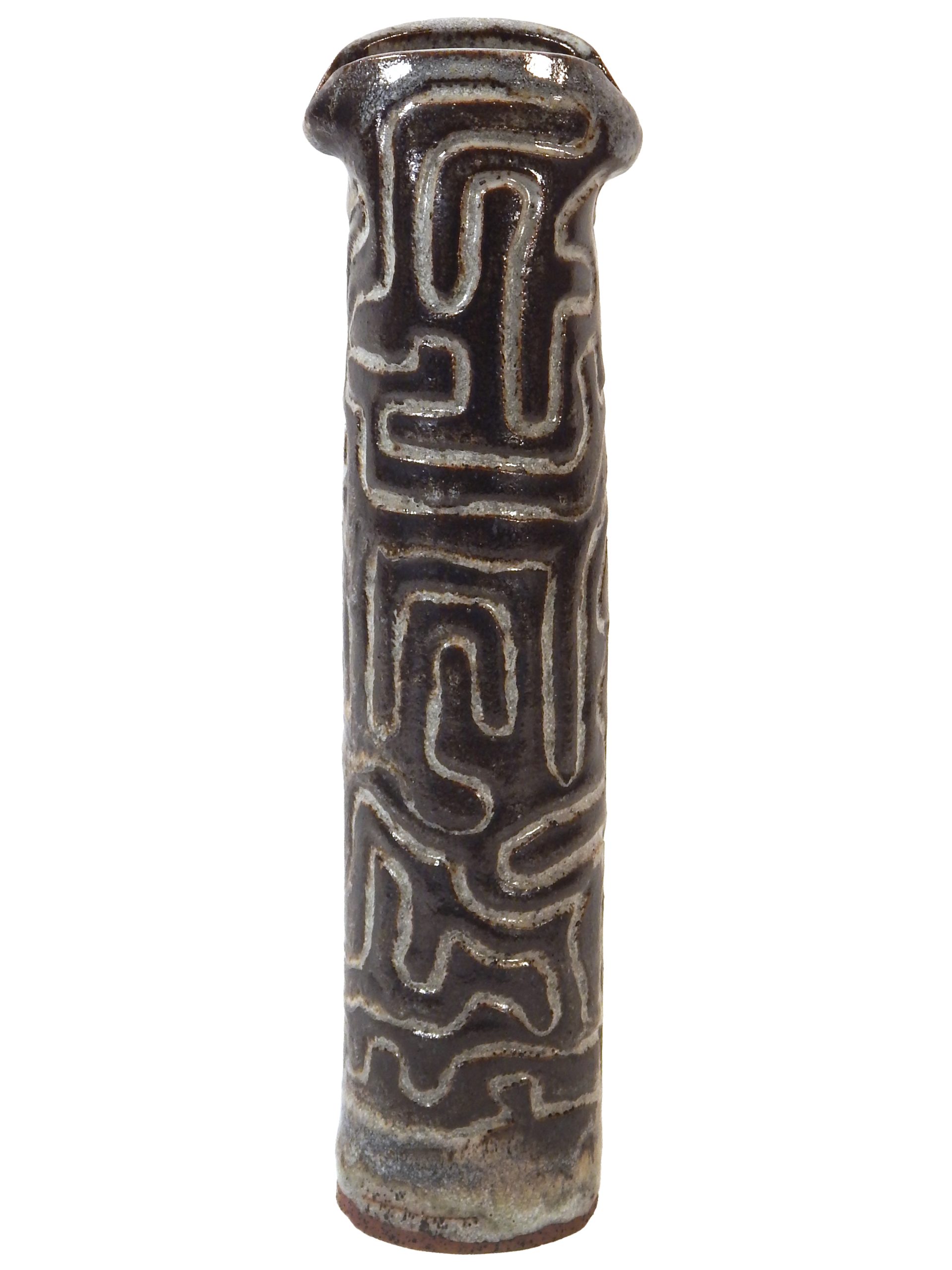 Set of 3 Studio Vases by Sheldon Carey - Image 3