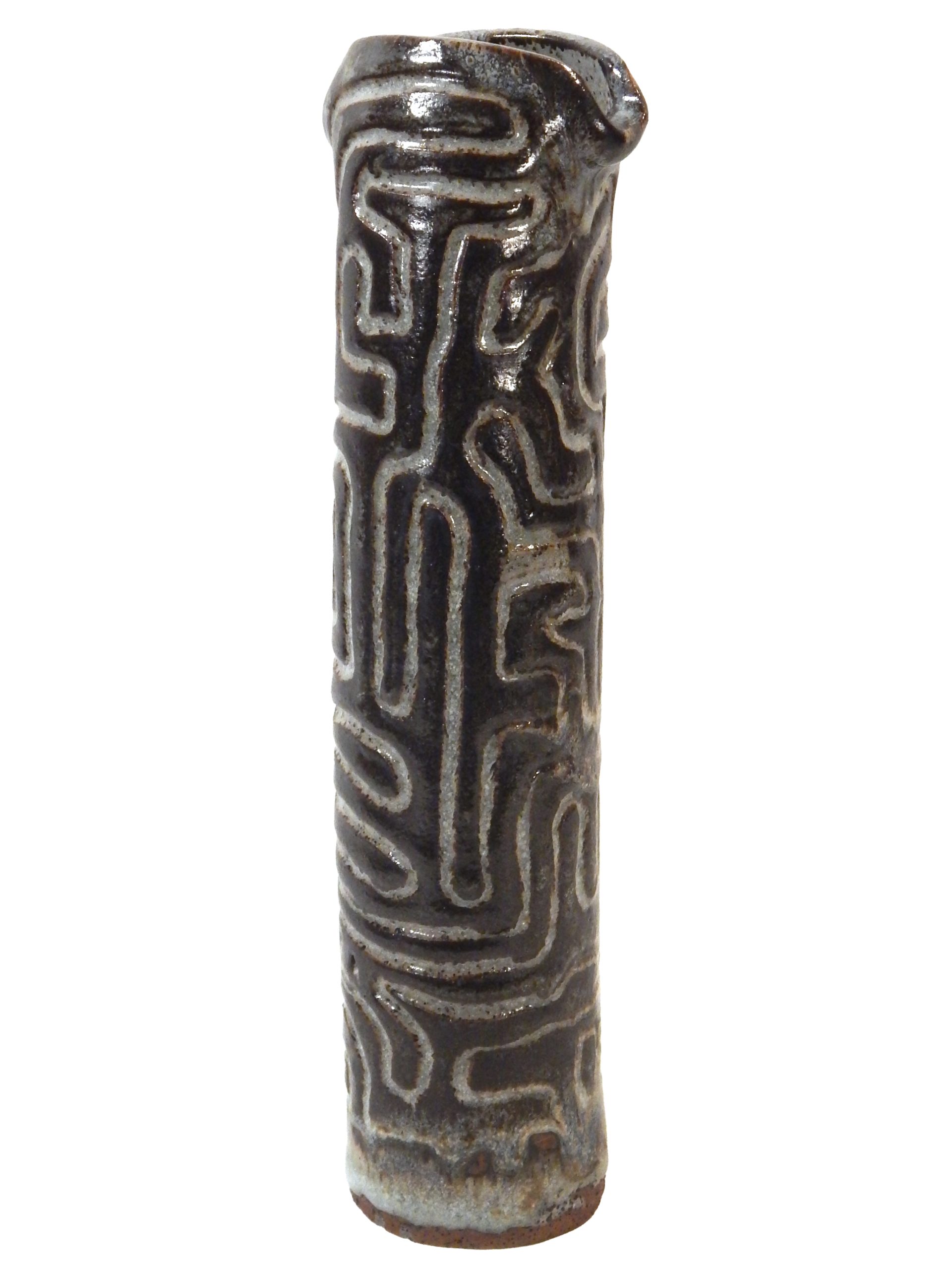 Set of 3 Studio Vases by Sheldon Carey - Image 5