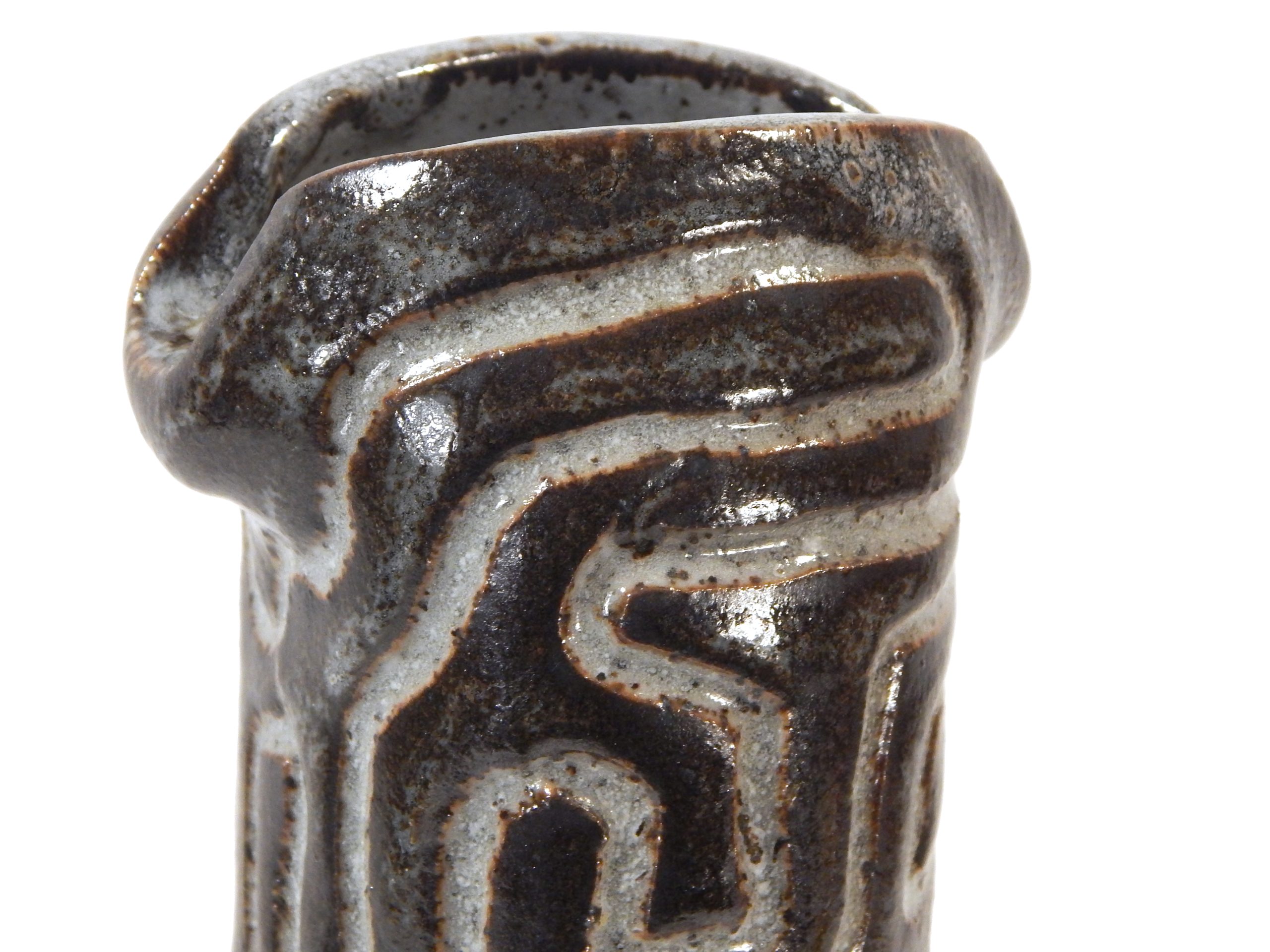 Set of 3 Studio Vases by Sheldon Carey - Image 7