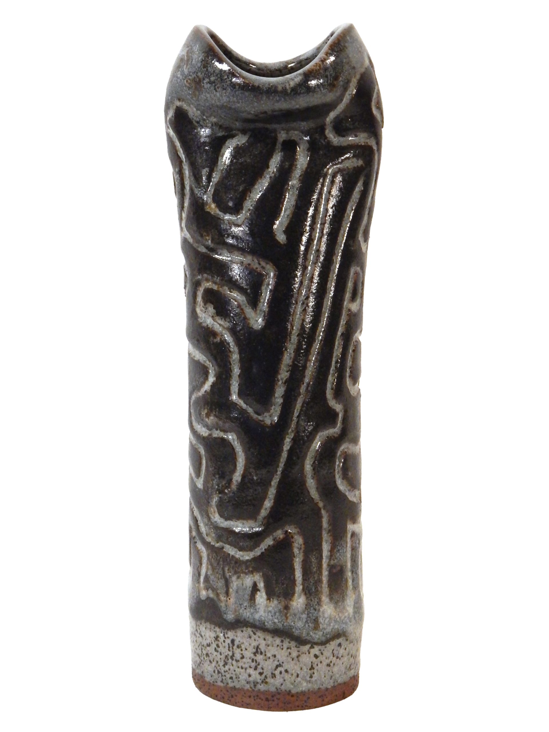 Set of 3 Studio Vases by Sheldon Carey - Image 9