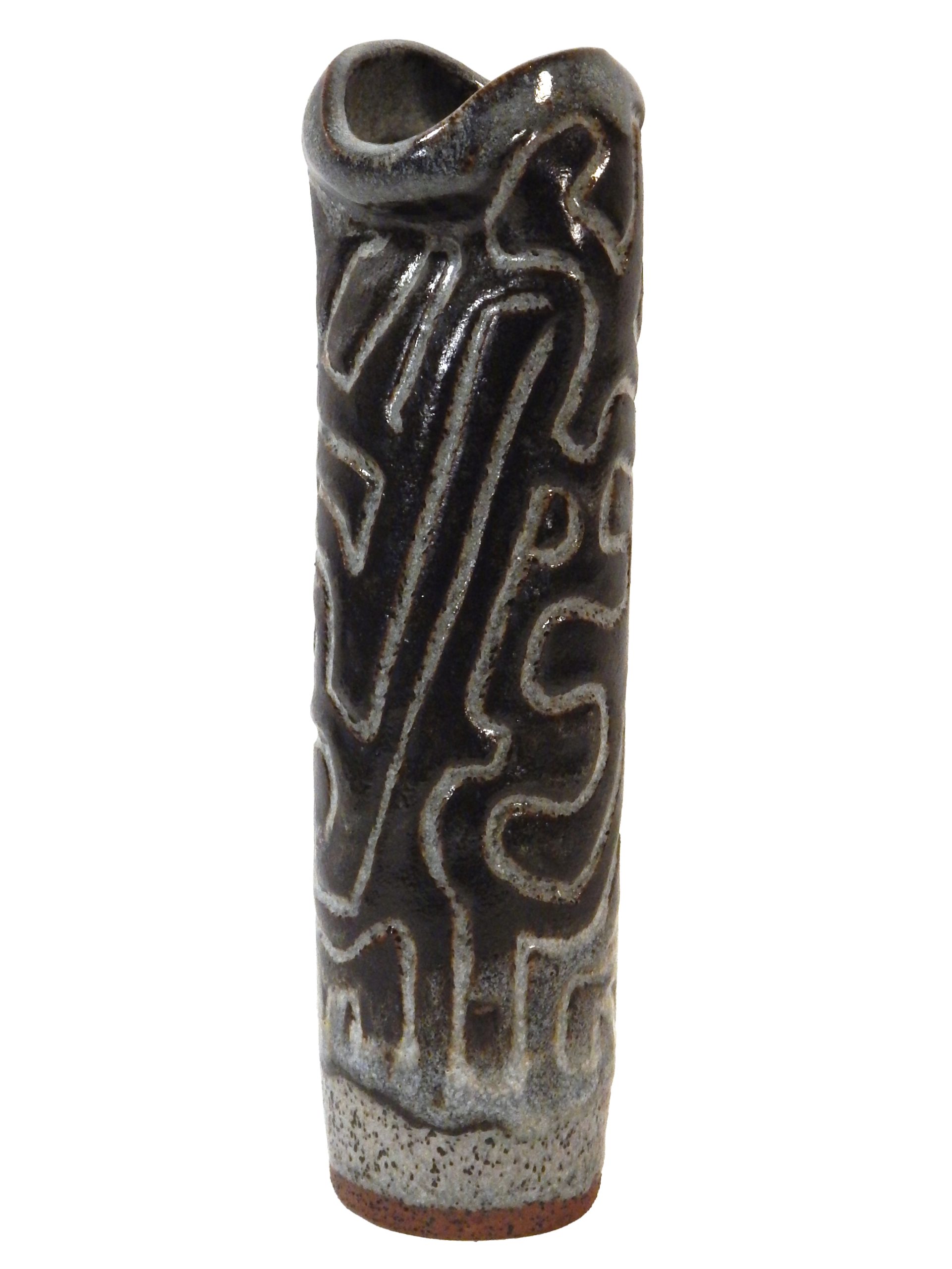 Set of 3 Studio Vases by Sheldon Carey - Image 10