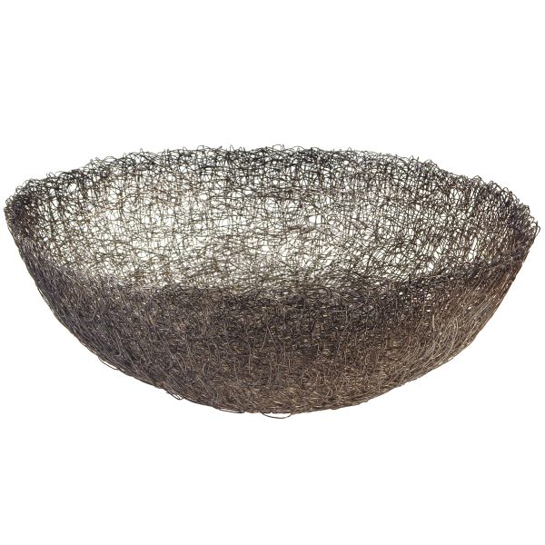 Post-Modern Wire Bowl Sculpture