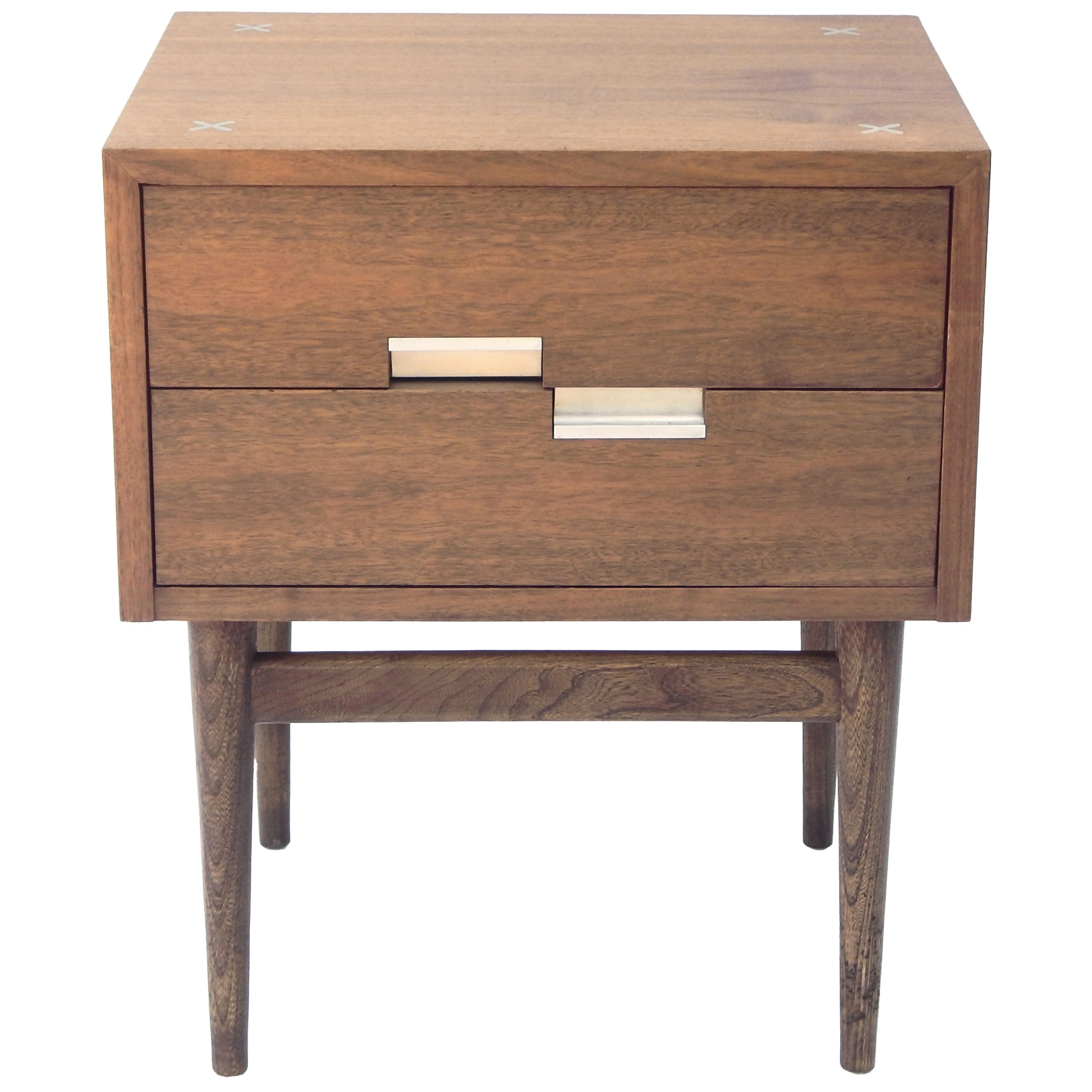 ”X” Inlay Side Tables - Image 3