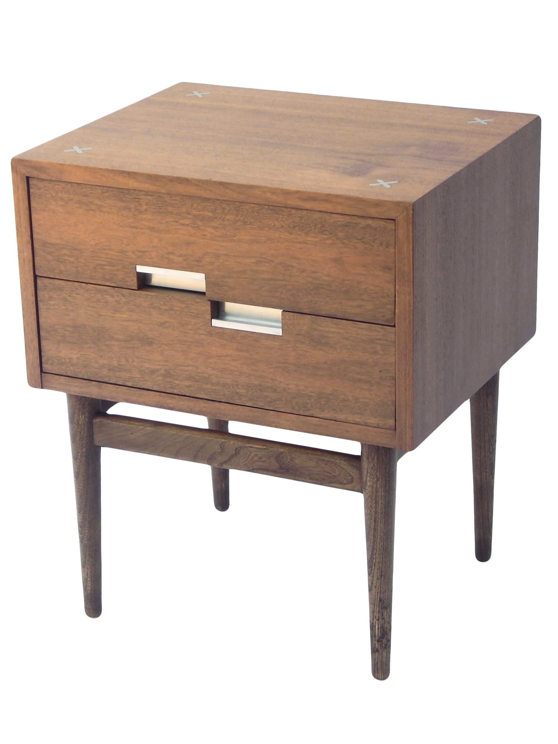 ”X” Inlay Side Tables - Image 4