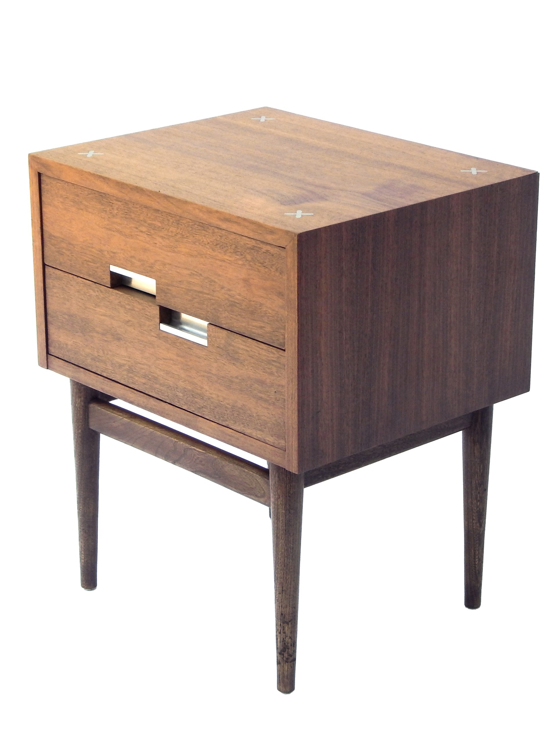 ”X” Inlay Side Tables - Image 5