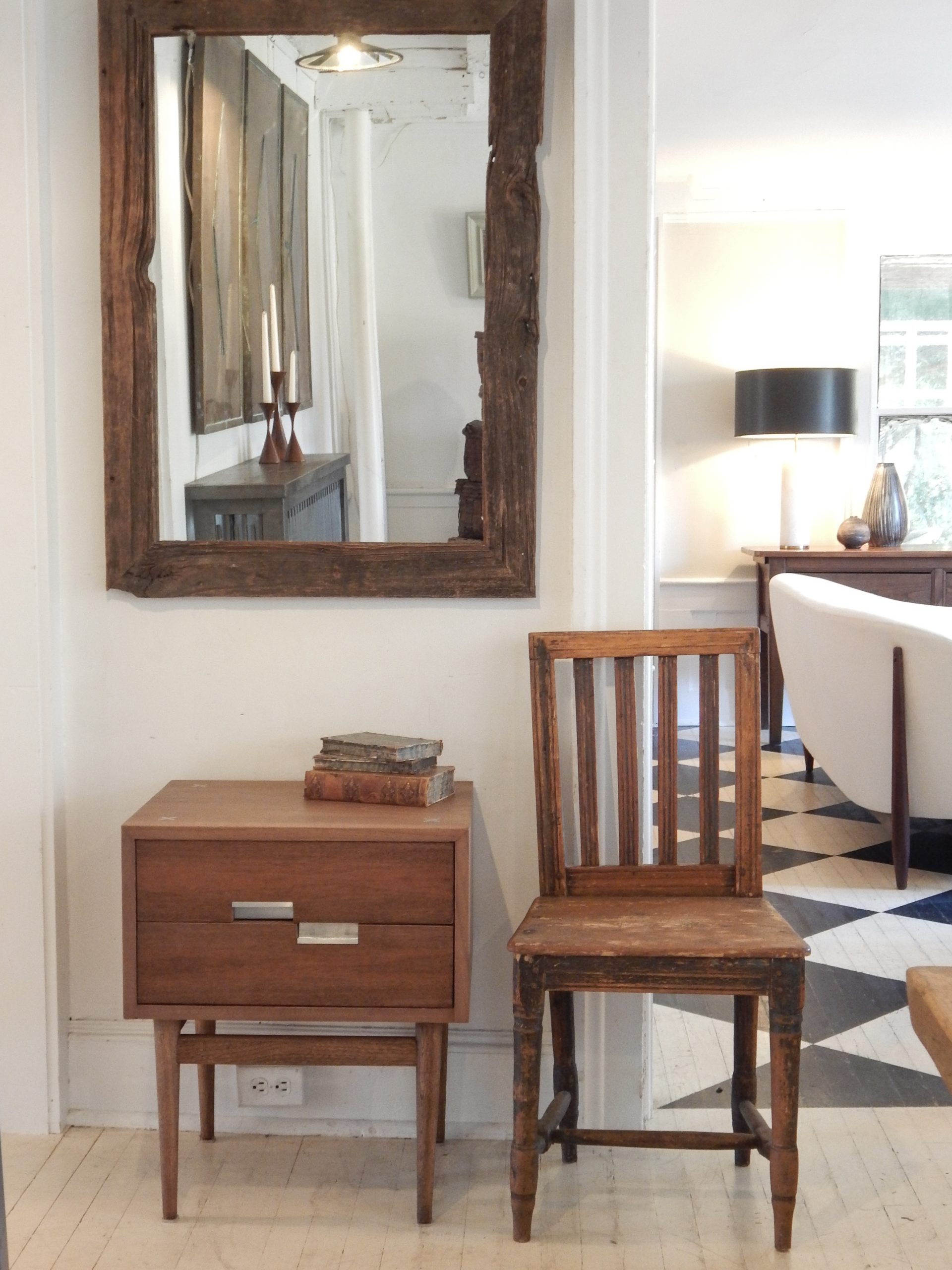 ”X” Inlay Side Tables - Image 2