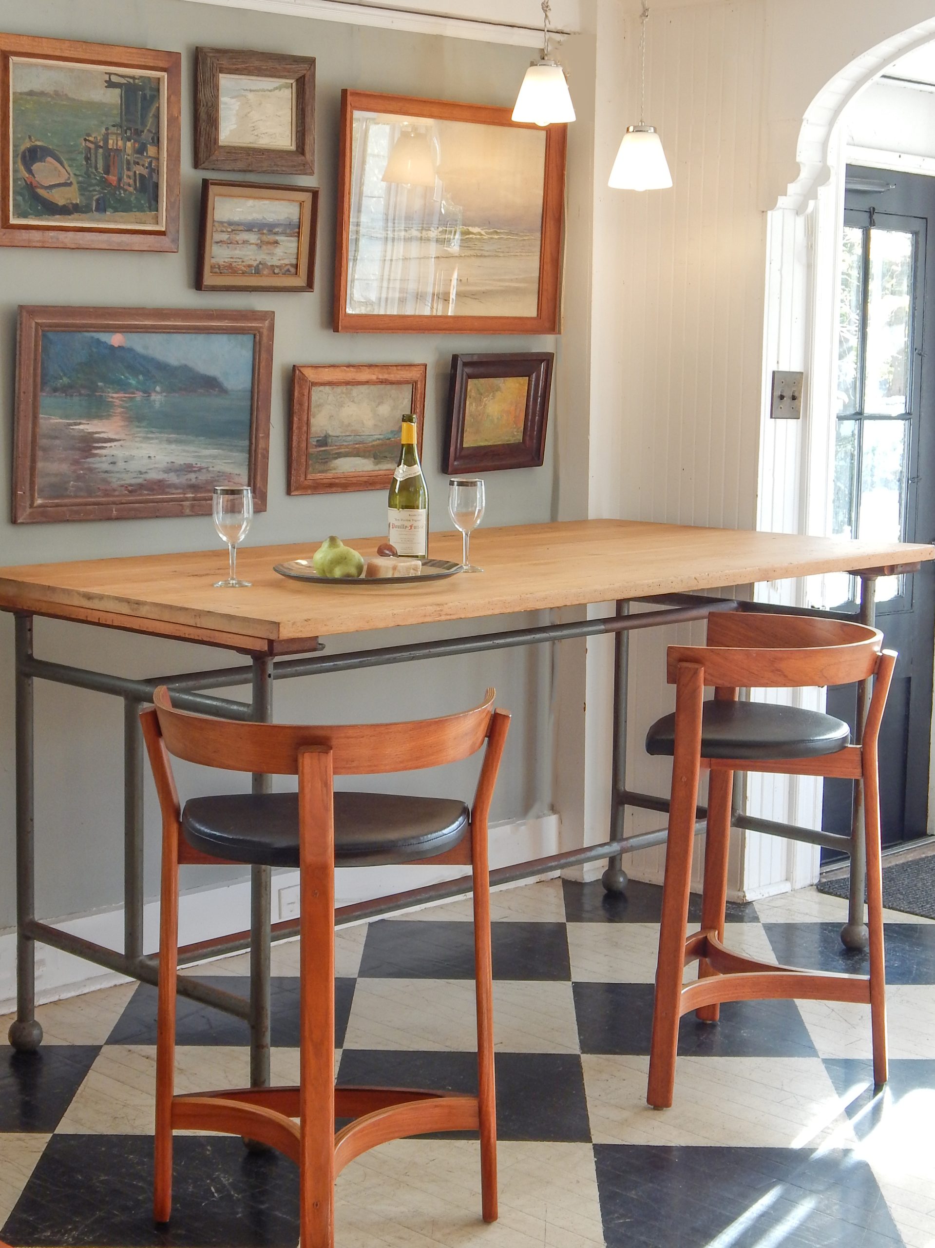 Pipe Legged Work Table - Image 2