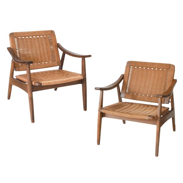 Pair of Vintage Rope Armchairs
