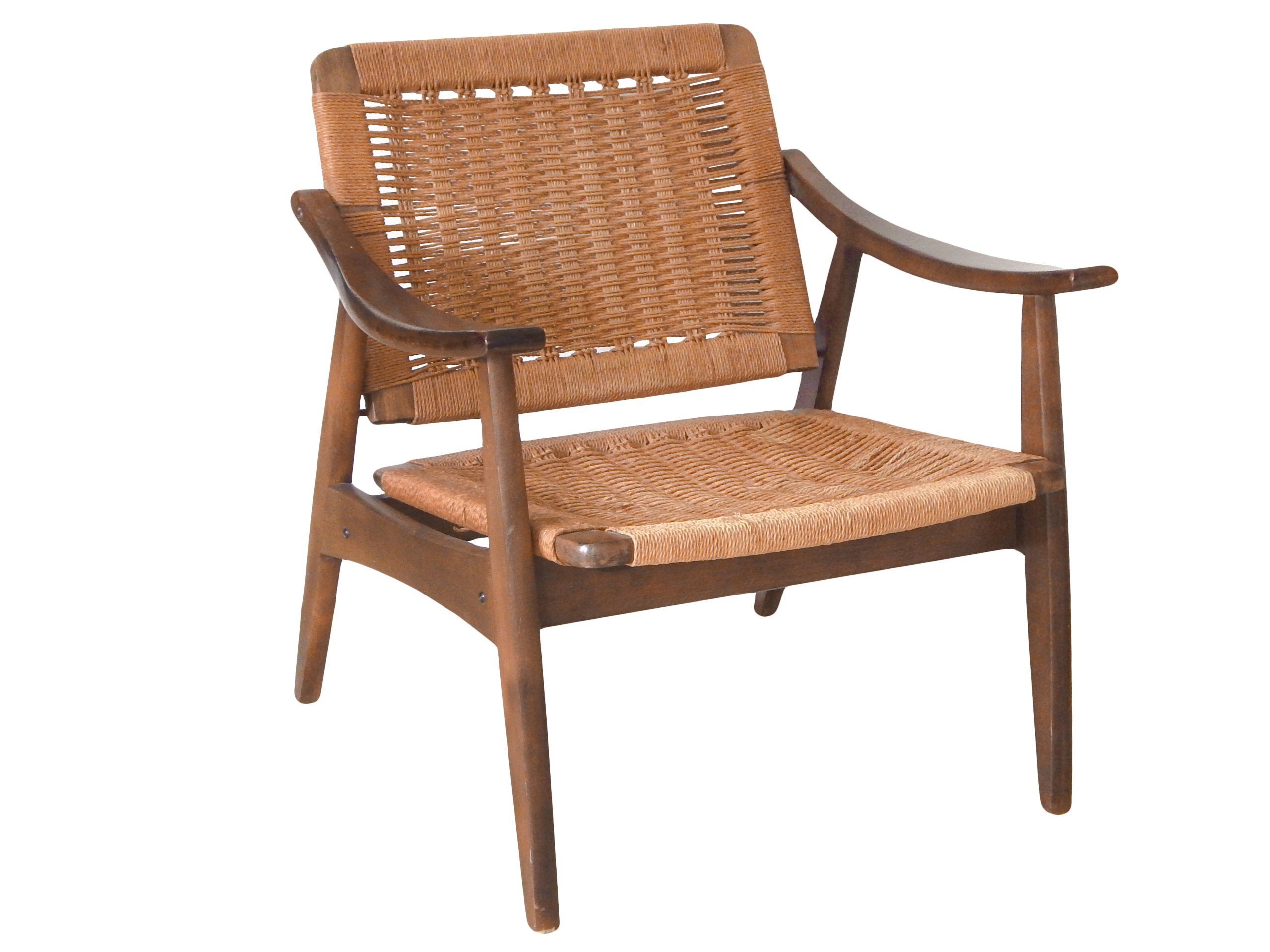 Pair of Vintage Rope Armchairs - Image 3