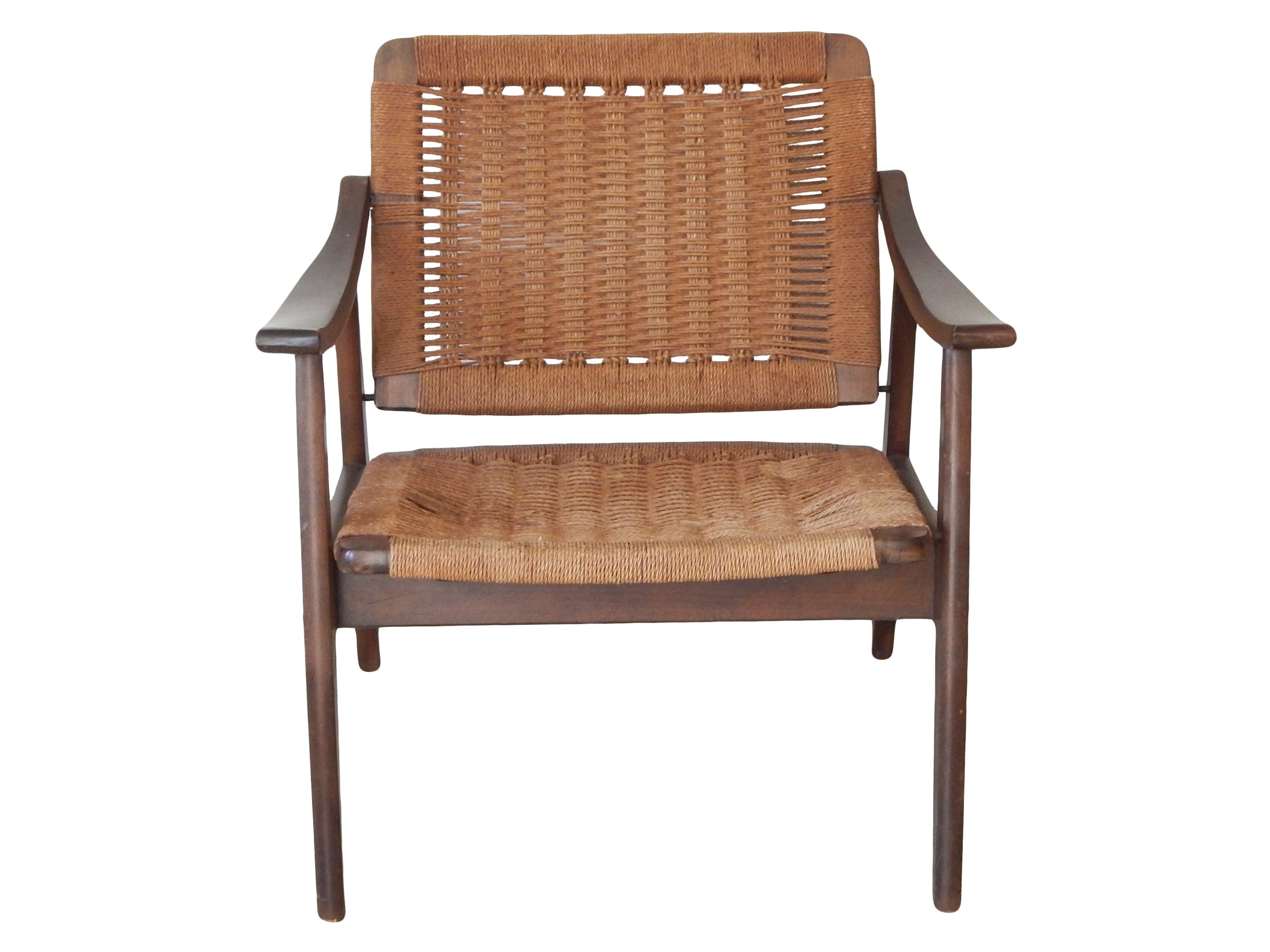 Pair of Vintage Rope Armchairs - Image 4