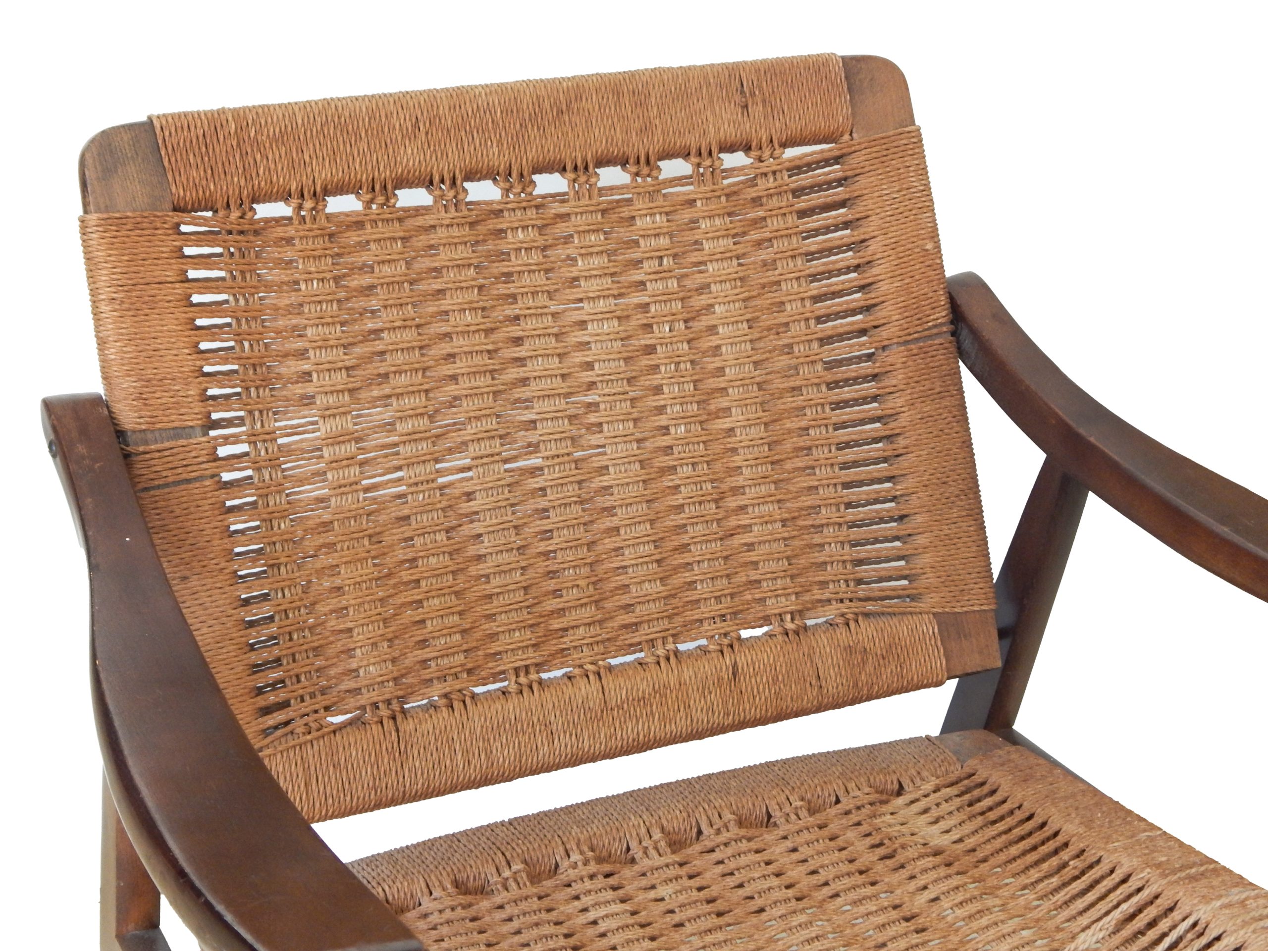 Pair of Vintage Rope Armchairs - Image 10