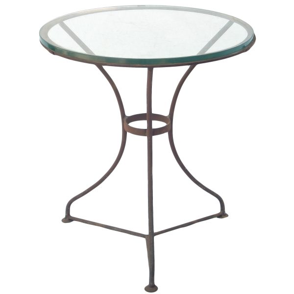 Iron Gueridon Side Table