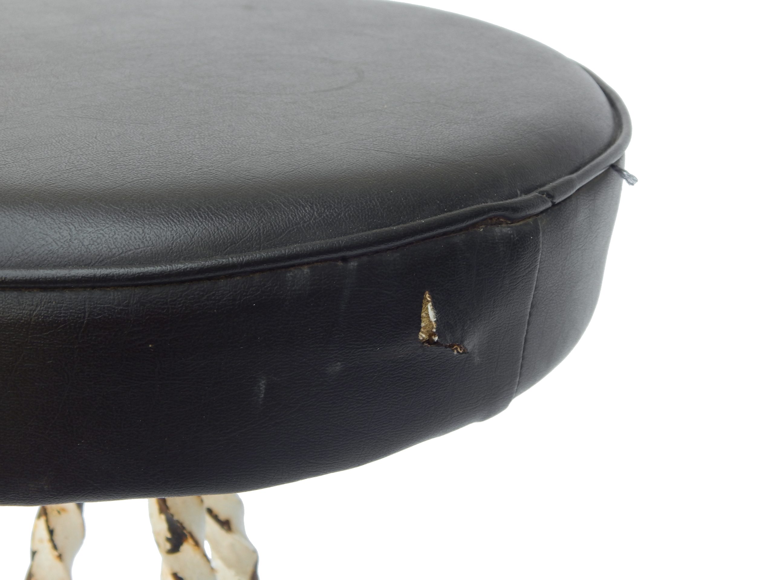 Set of Five Painted Iron Bar Stools - Image 14