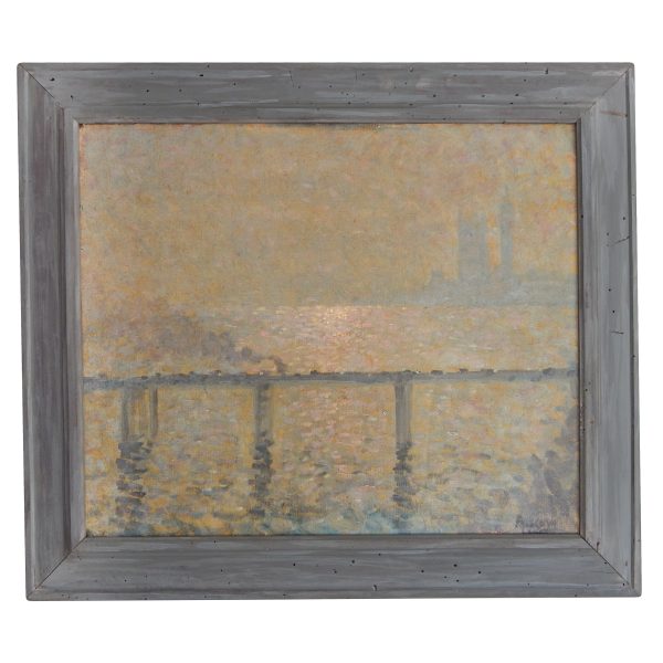 London Water Scene by Wilfred Peisley