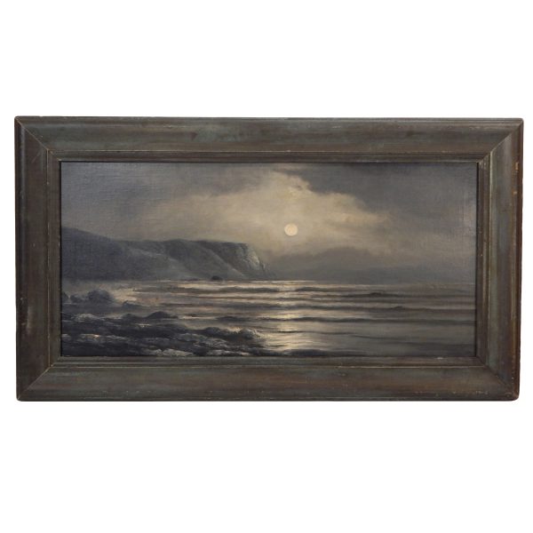 American School Moonlit Seascape