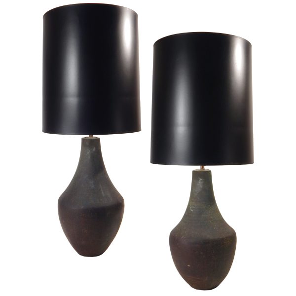 Pair of Italian Ceramic Lamps