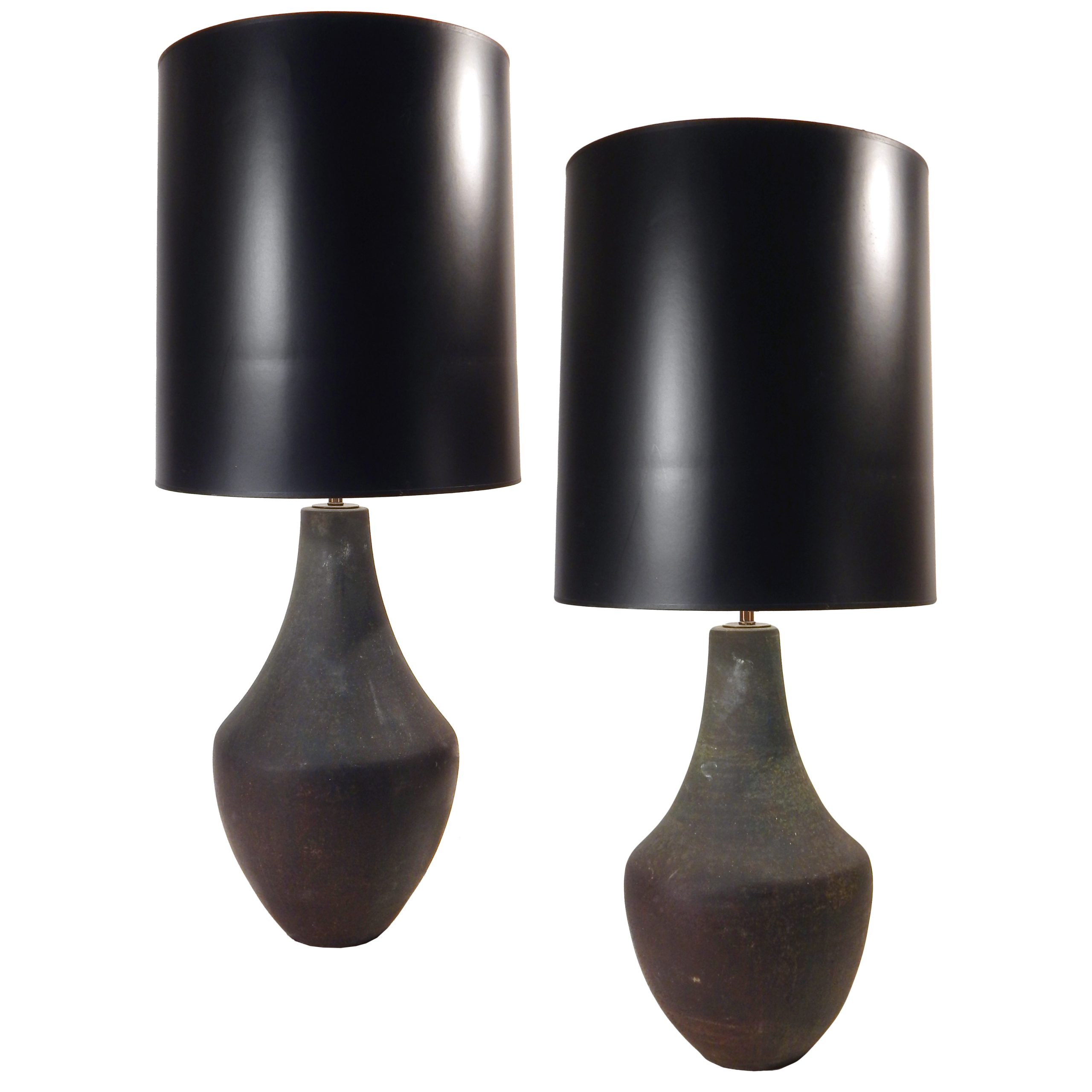 Pair of Italian Ceramic Lamps