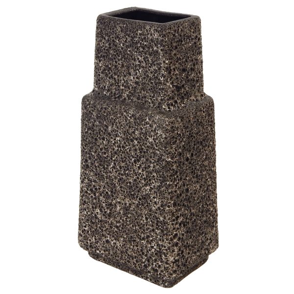 Large Vintage Fat Lava Vase