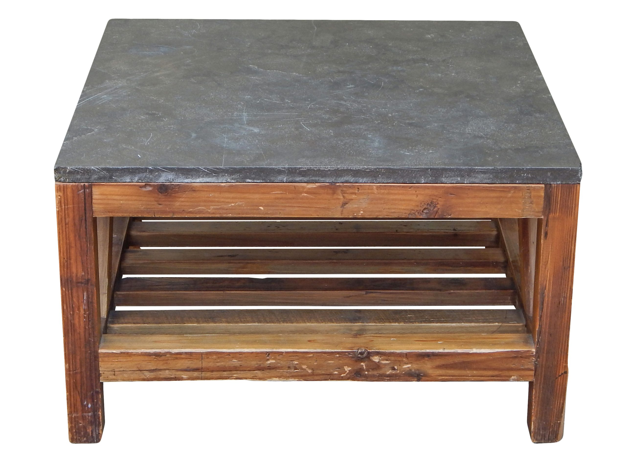 Pair of Stone Top Side Tables - Image 4
