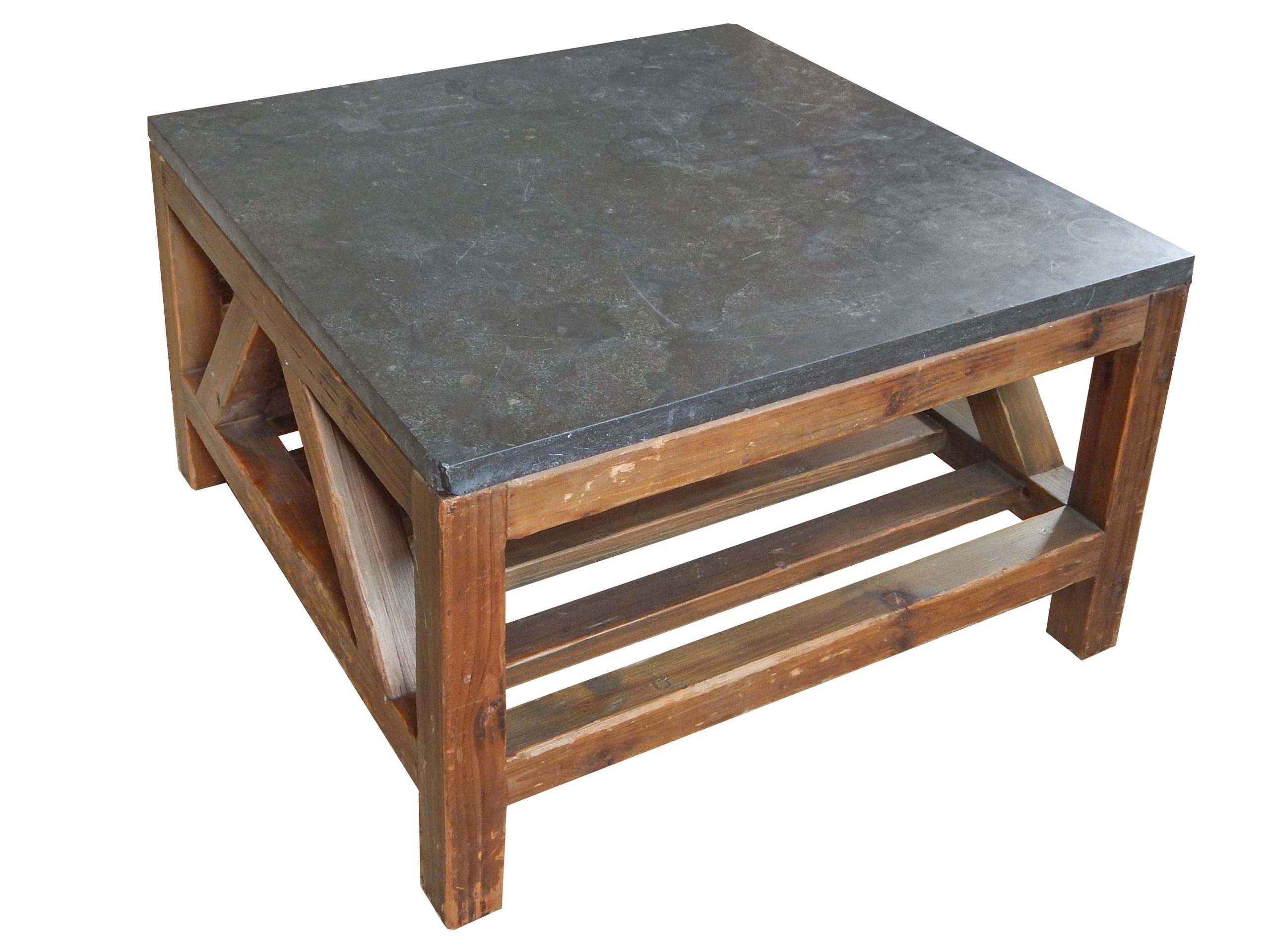 Pair of Stone Top Side Tables - Image 7