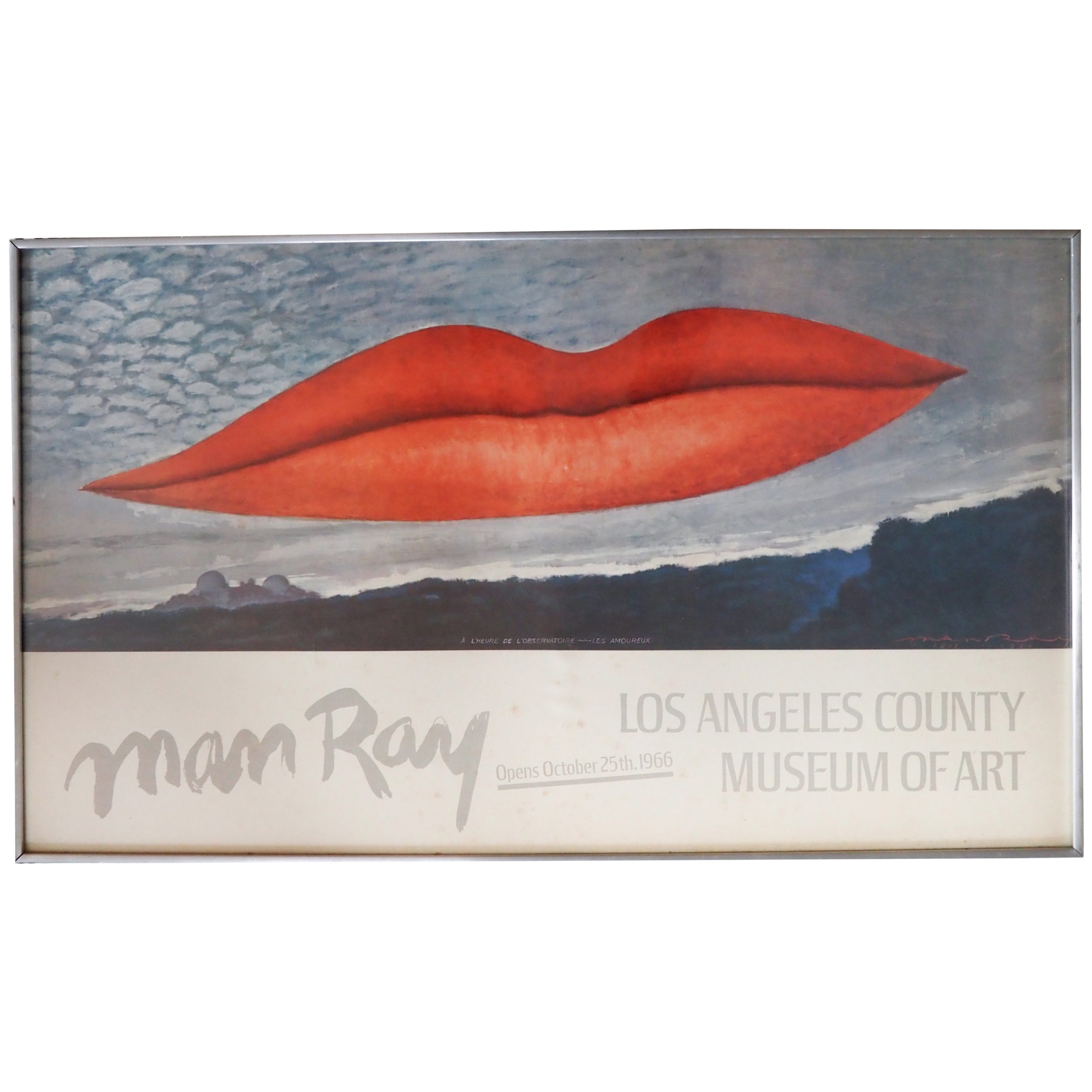 Man Ray Lips Poster