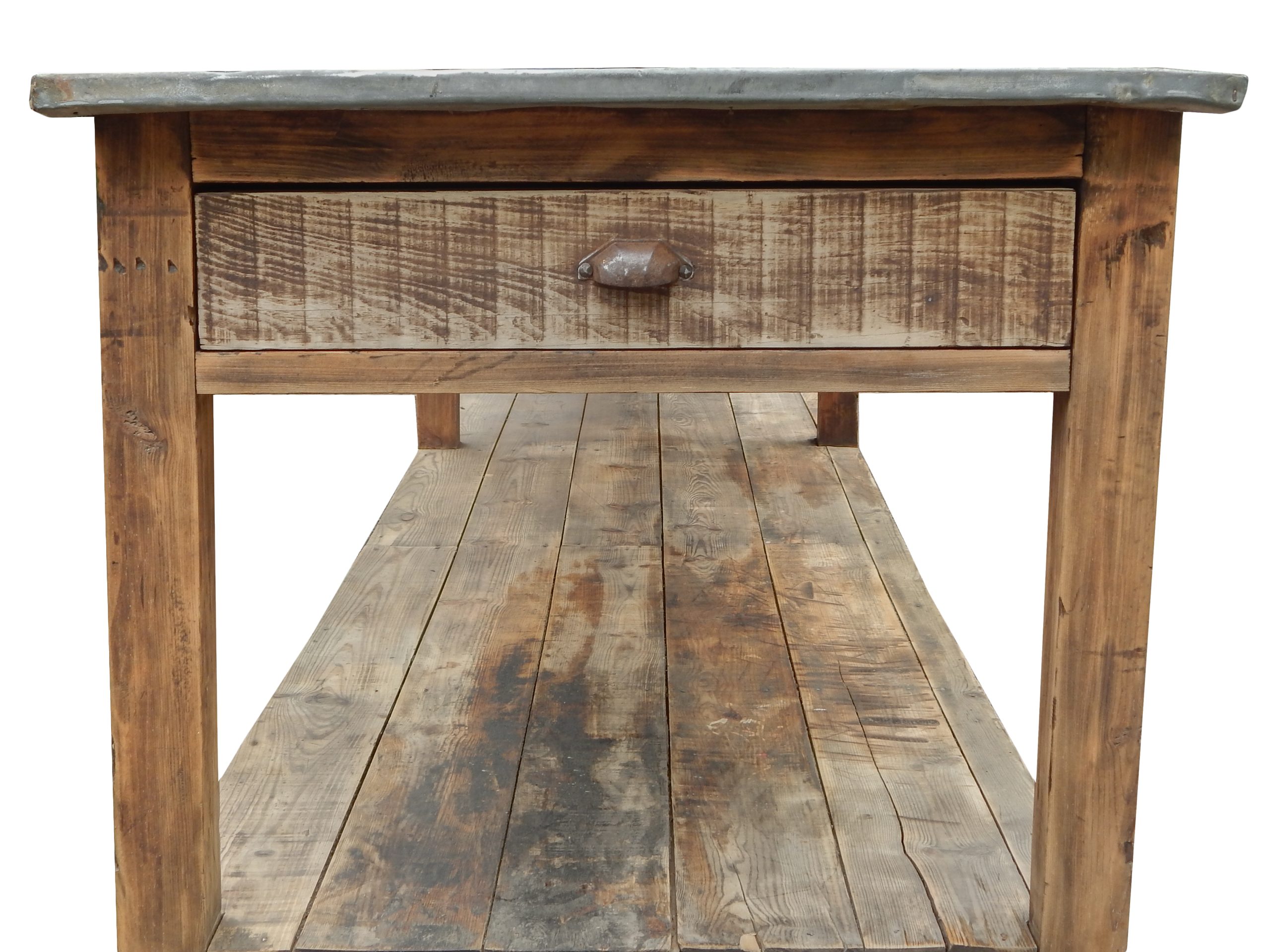 Very Long Zinc Top Table - Image 11