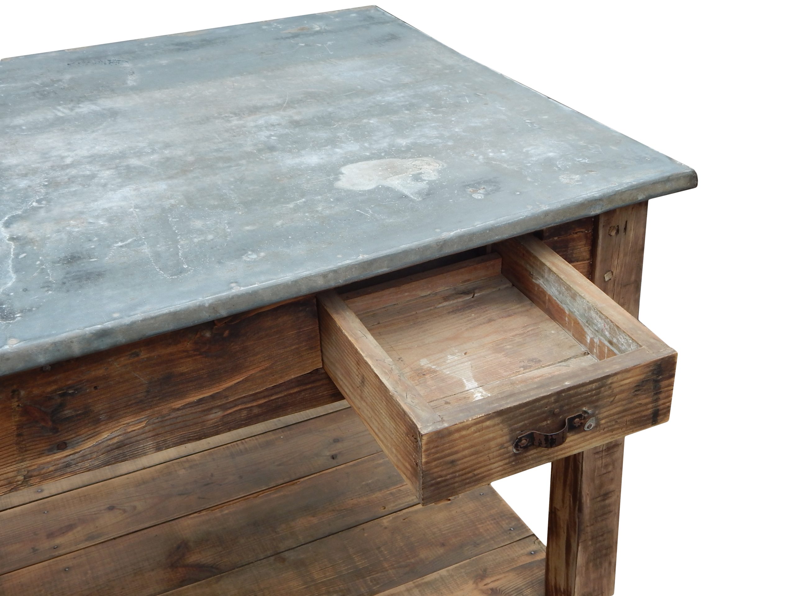 Very Long Zinc Top Table - Image 13