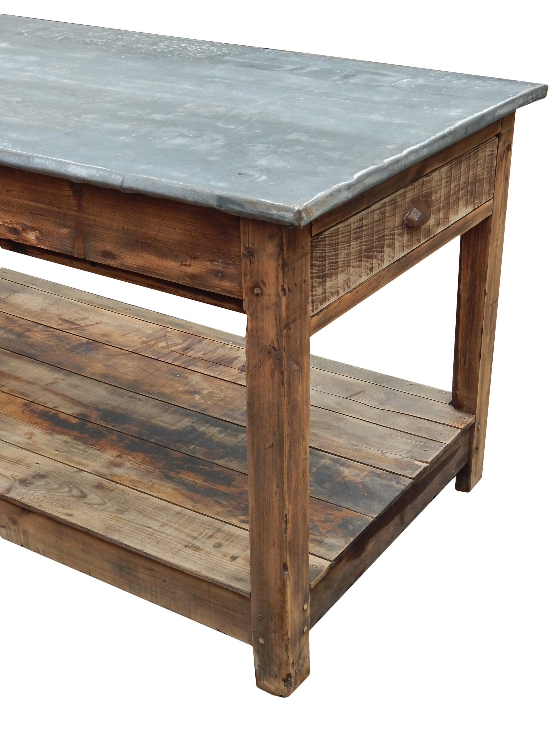 Very Long Zinc Top Table - Image 10