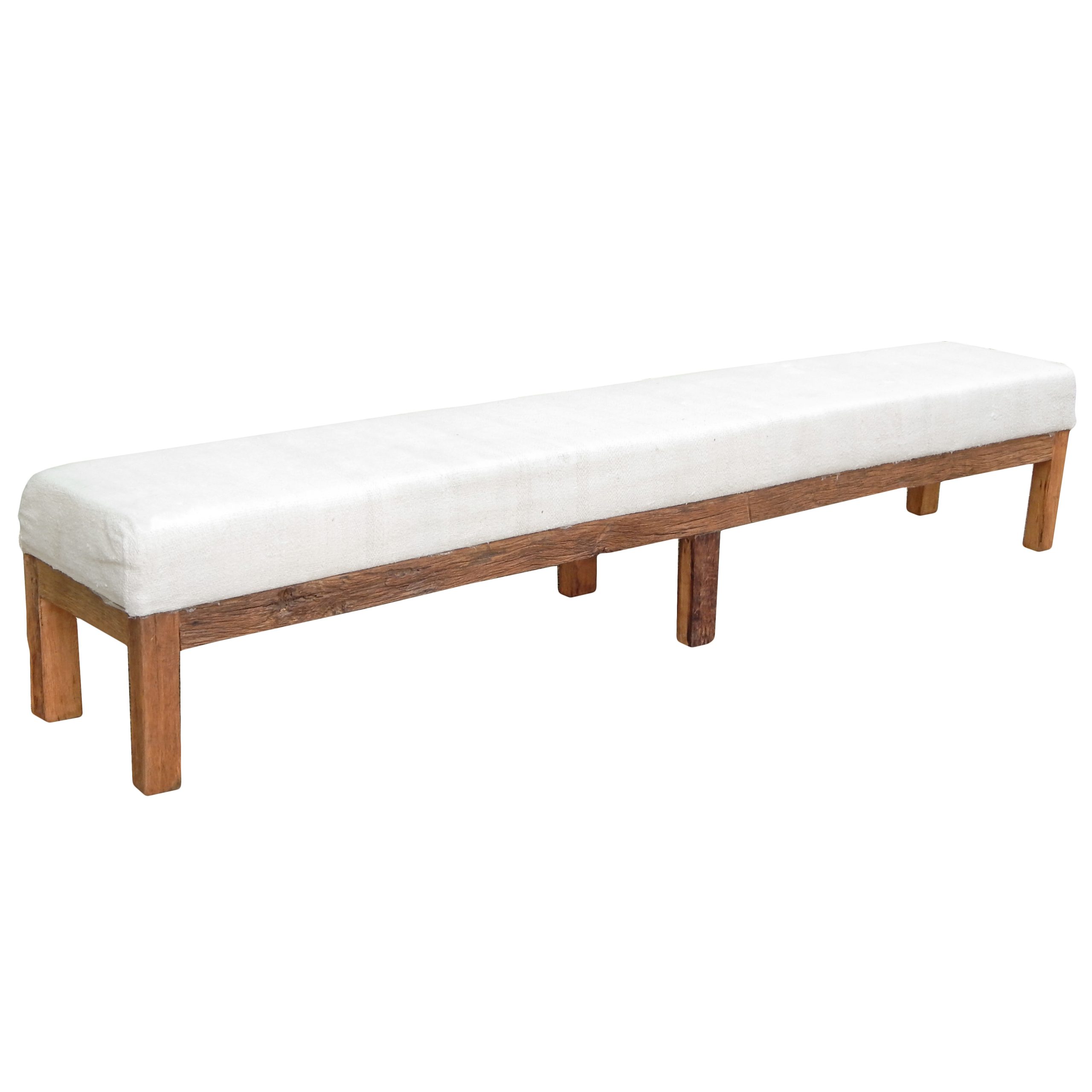 8 ft Reclaimed Wood Bench - Image 3