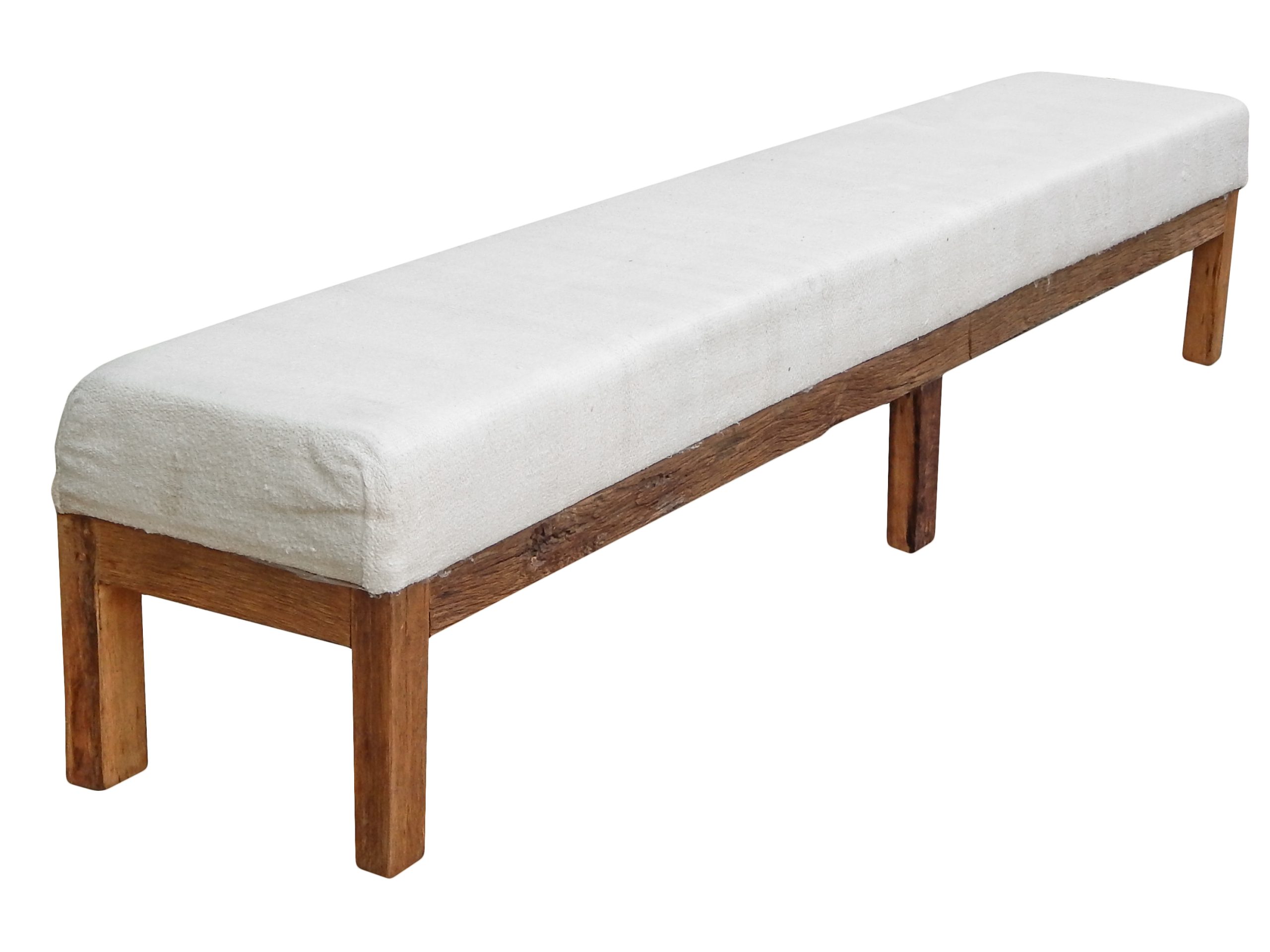 8 ft Reclaimed Wood Bench - Image 4