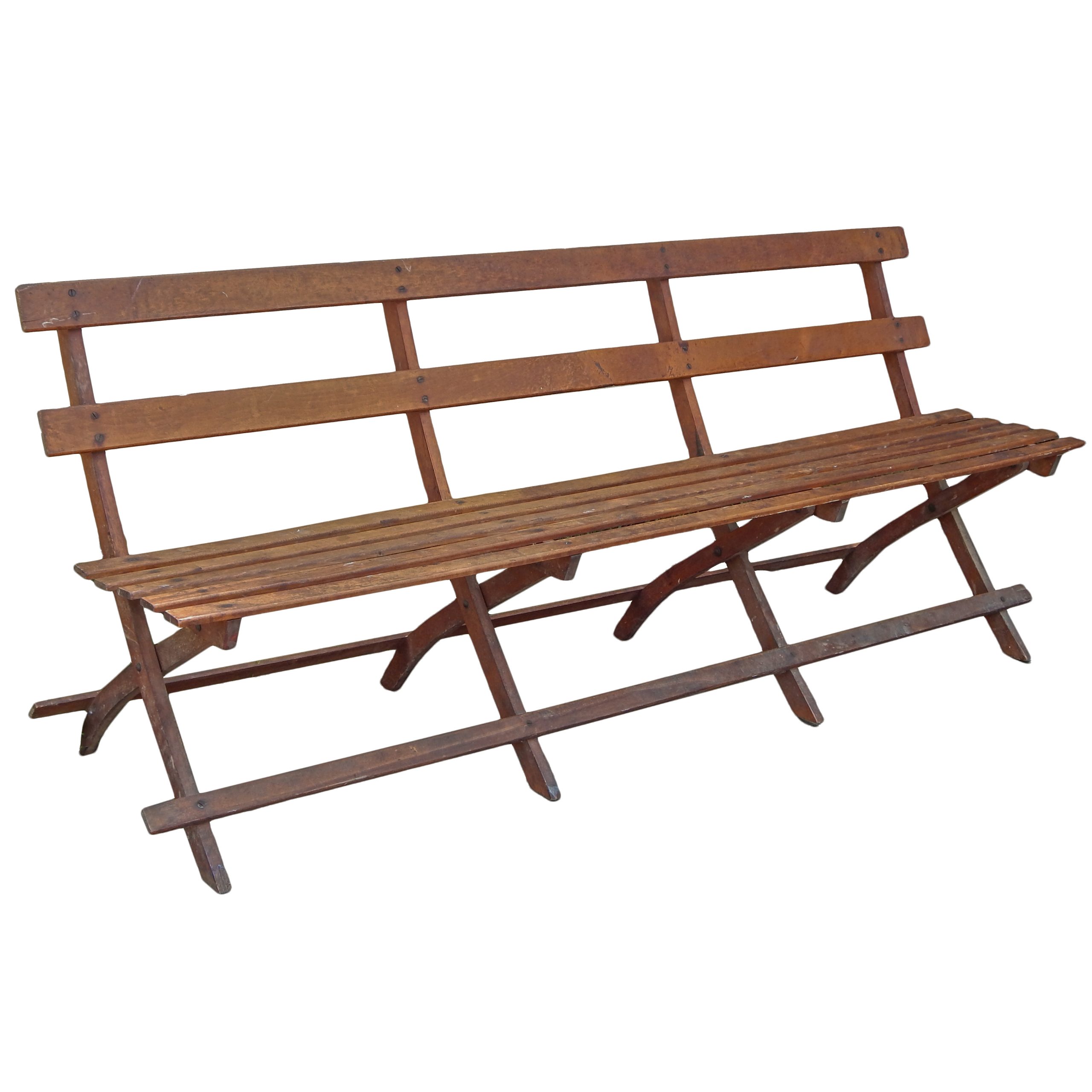 Antique Folding Bench