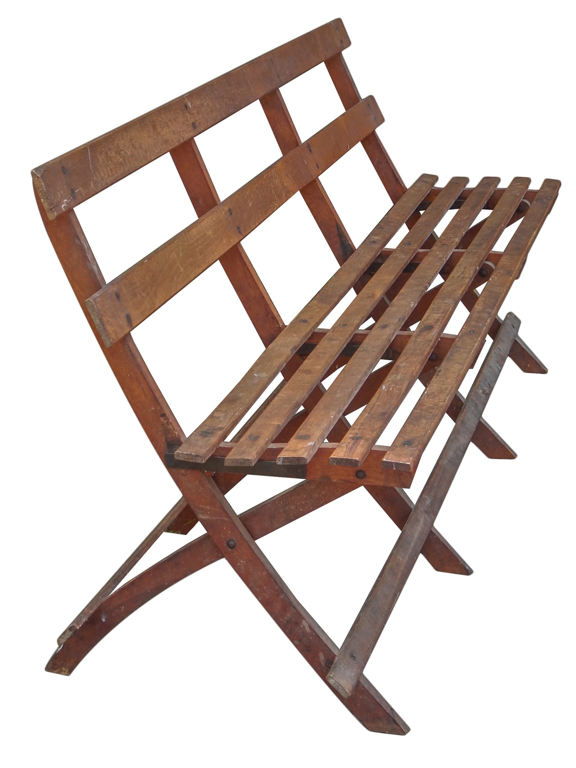 Antique Folding Bench - Image 2