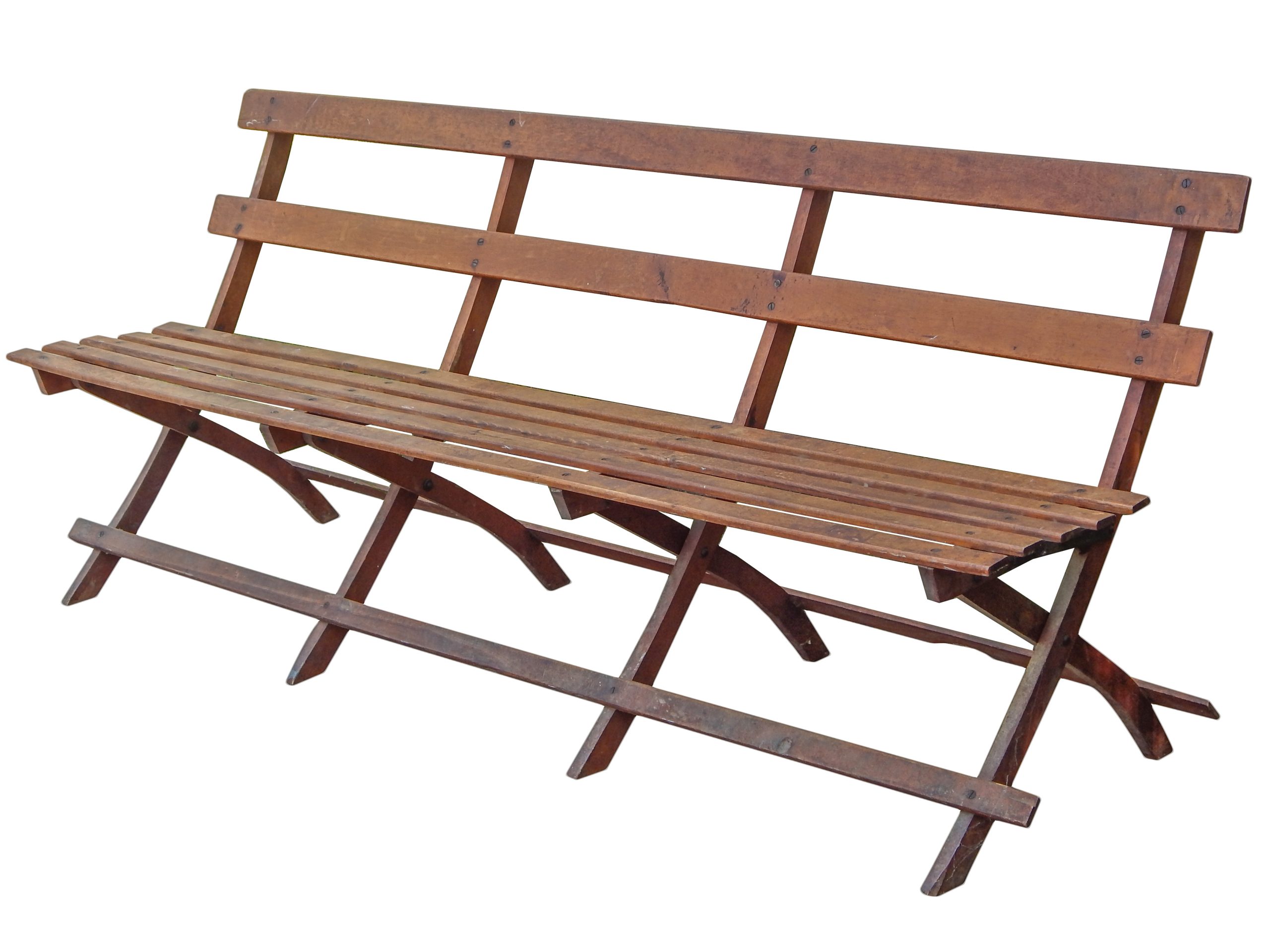 Antique Folding Bench - Image 4