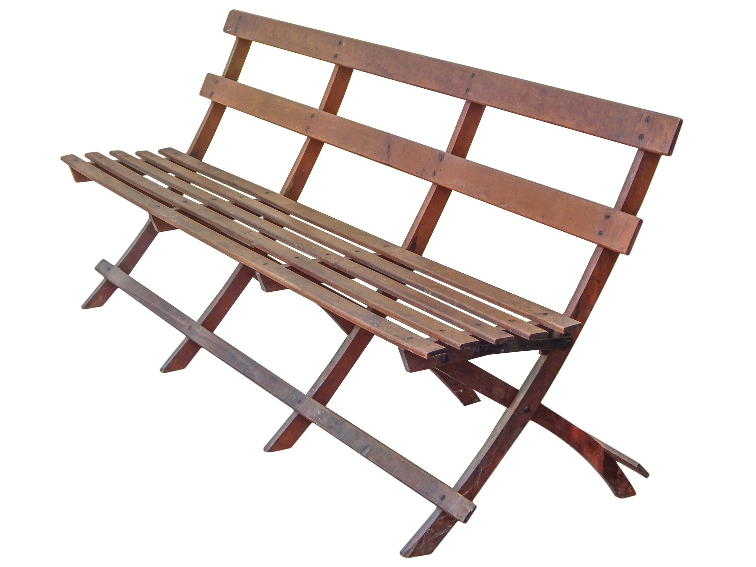 Antique Folding Bench - Image 5